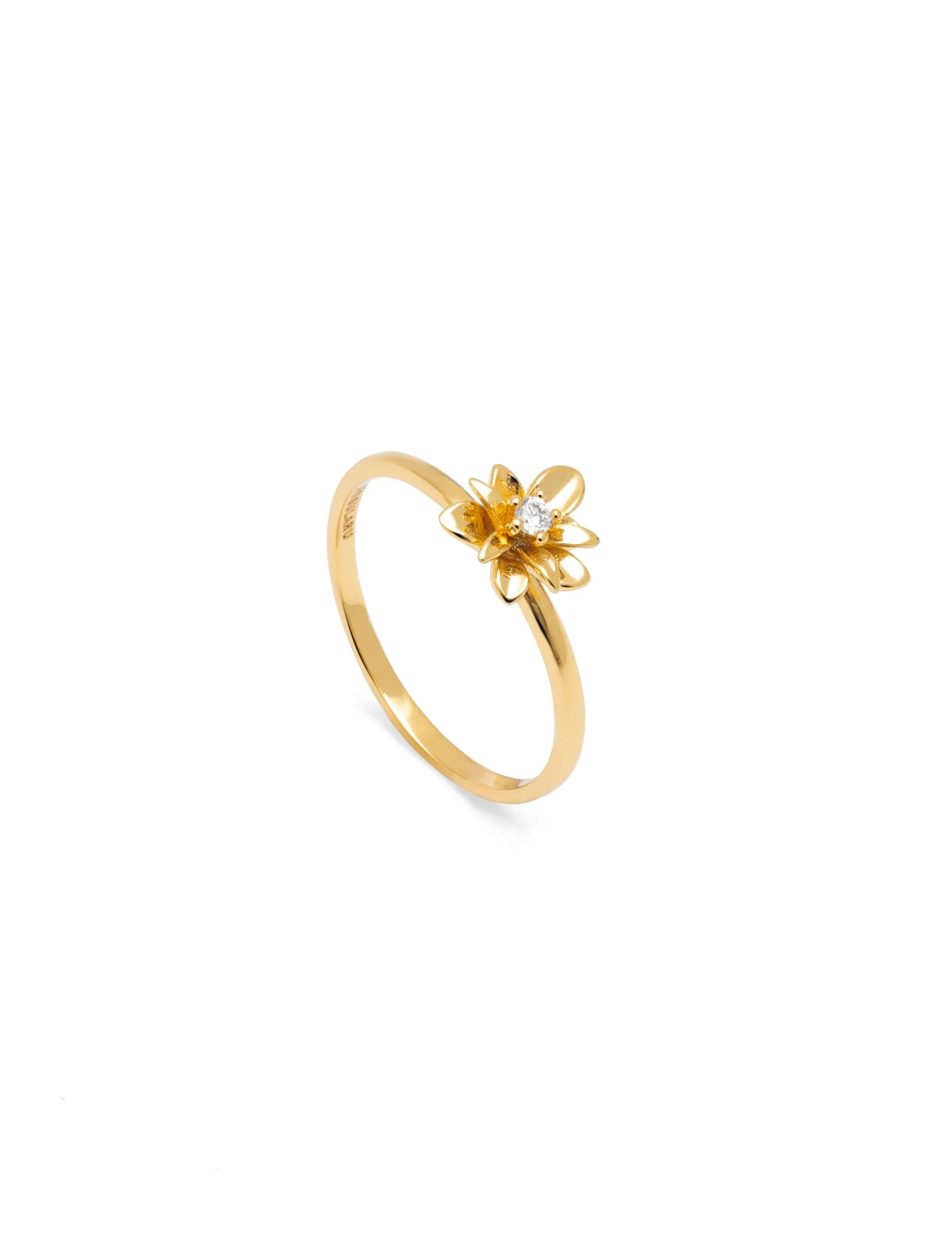 SINGULARU Anello da donna Gardenia Placcato Oro - immagine 3