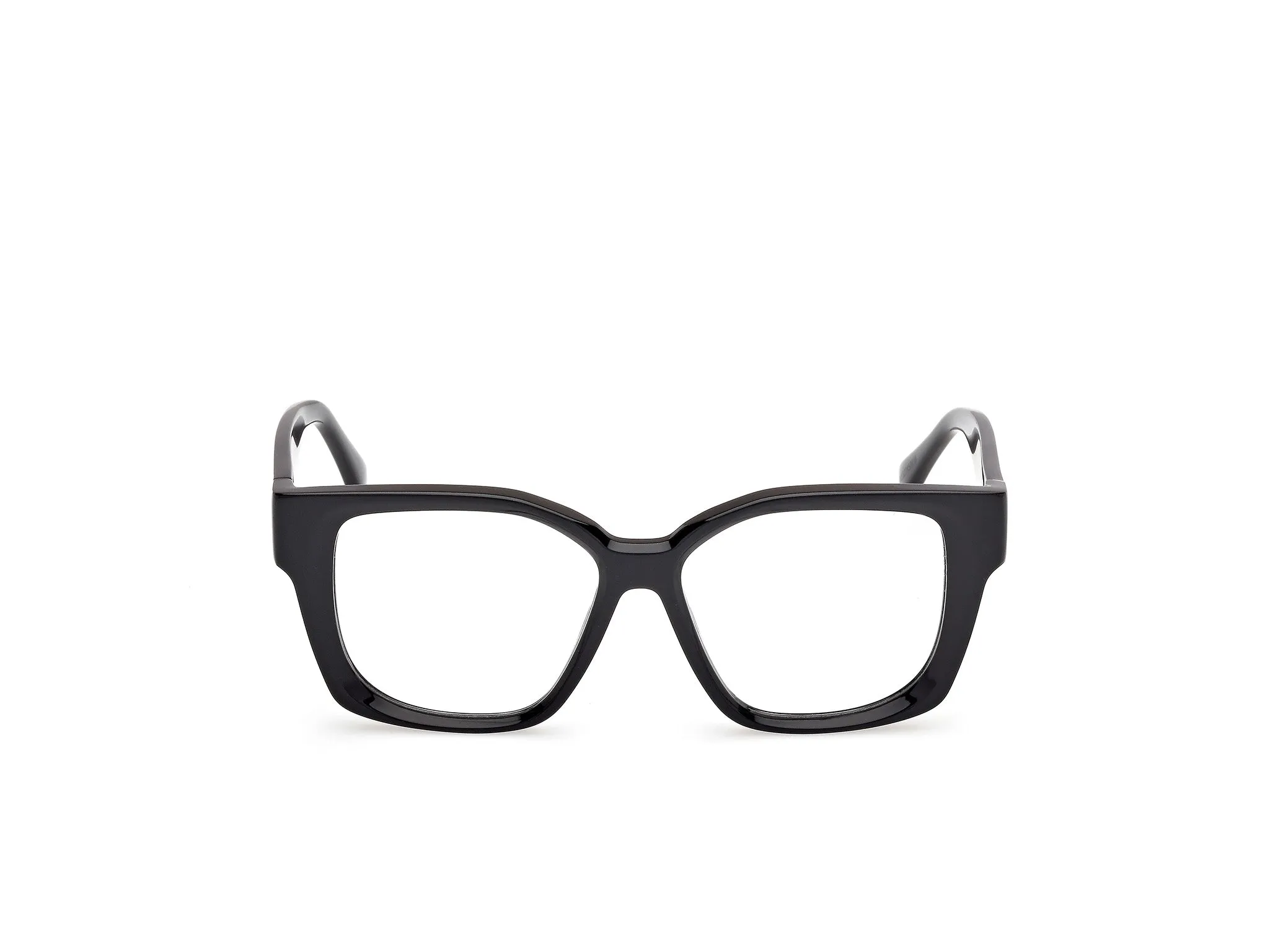 Max Mara MM5184 1 Montature da vista Acetato Nero Geometrica Normale - immagine 2