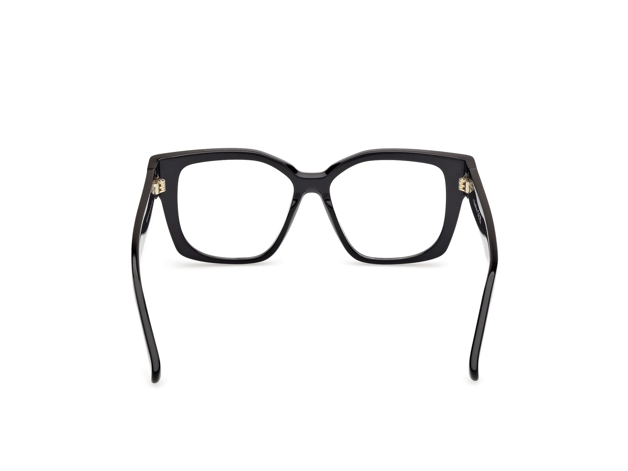 Max Mara MM5184 1 Montature da vista Acetato Nero Geometrica Normale - immagine 4