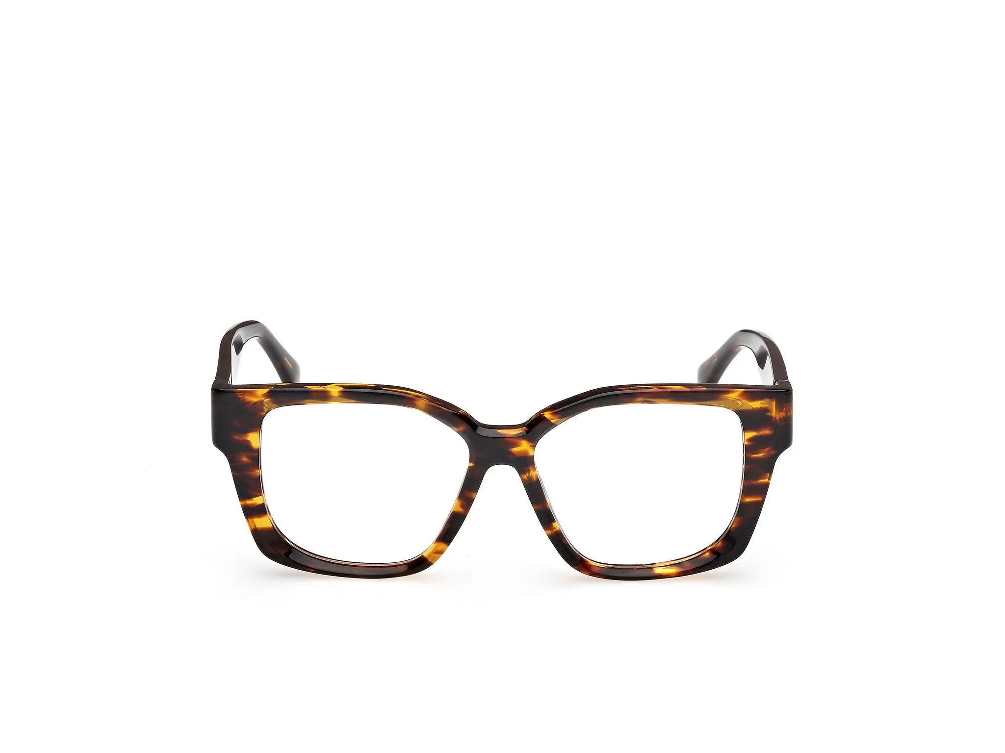 Max Mara MM5184 52 Montature da vista Acetato Havana Geometrica Normale - immagine 2