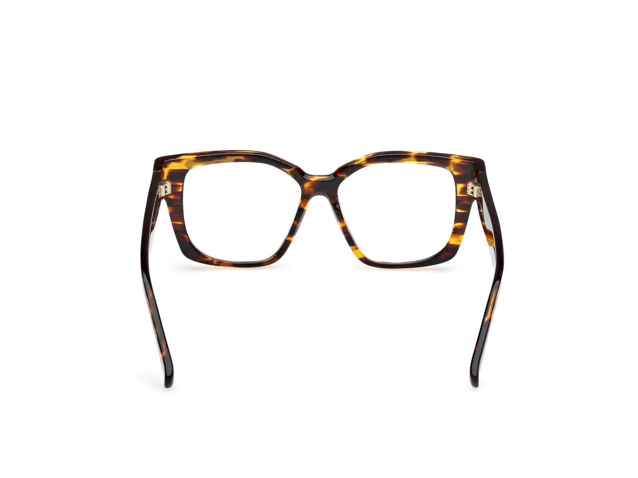 Max Mara MM5184 52 Montature da vista Acetato Havana Geometrica Normale - immagine 4