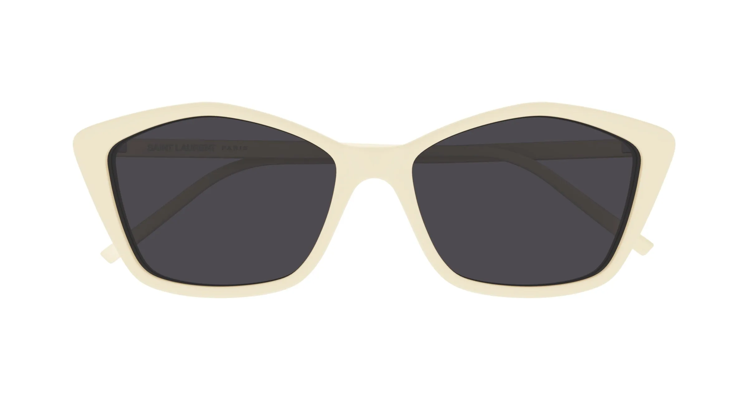 SAINT LAURENT SL 775 005 Occhiali da sole Acetato Avorio Nero Cat Eye - immagine 2