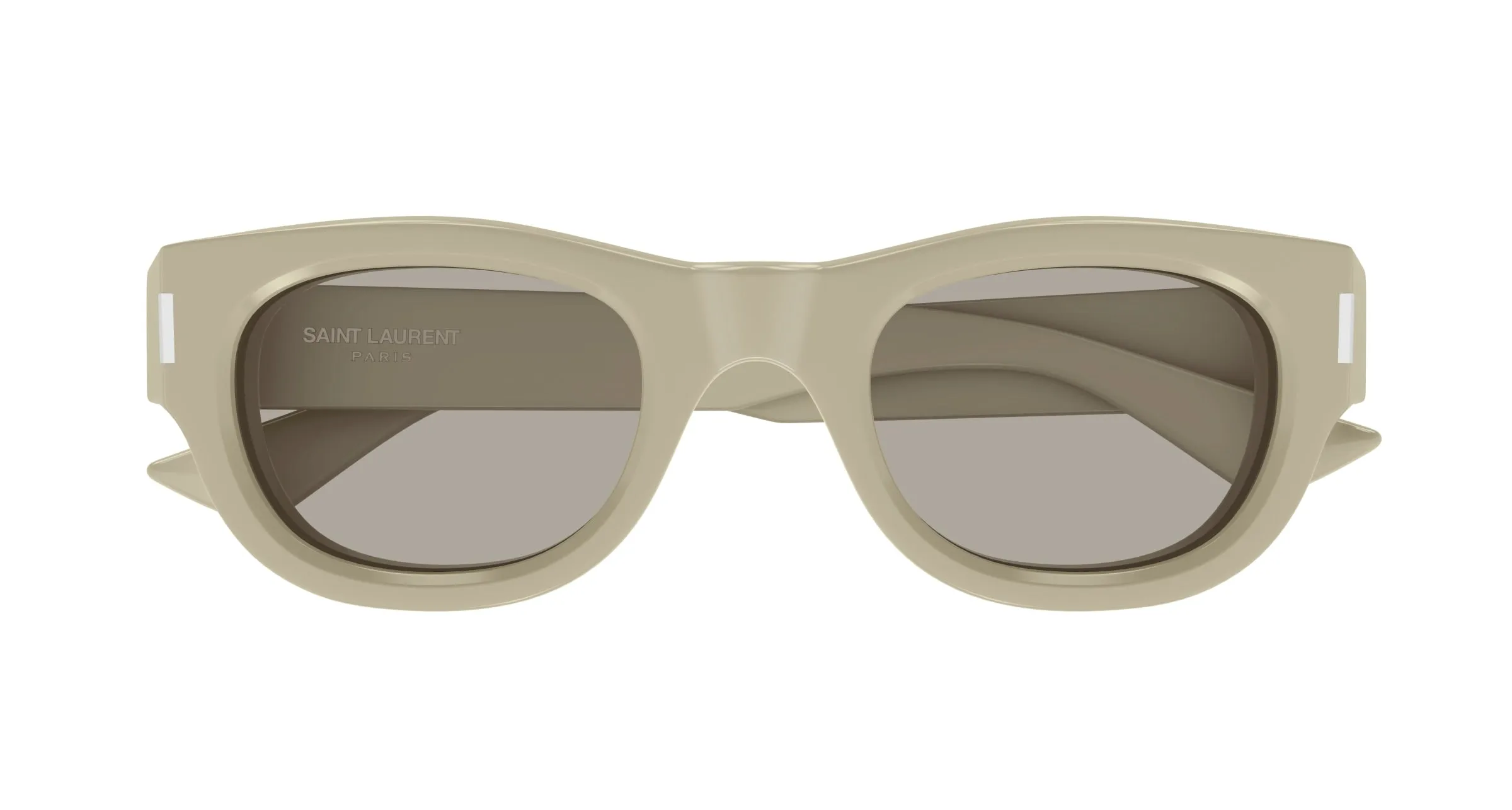 SAINT LAURENT SL 761 003 Occhiali da sole Acetato Verde Grigio Rotonda - immagine 2