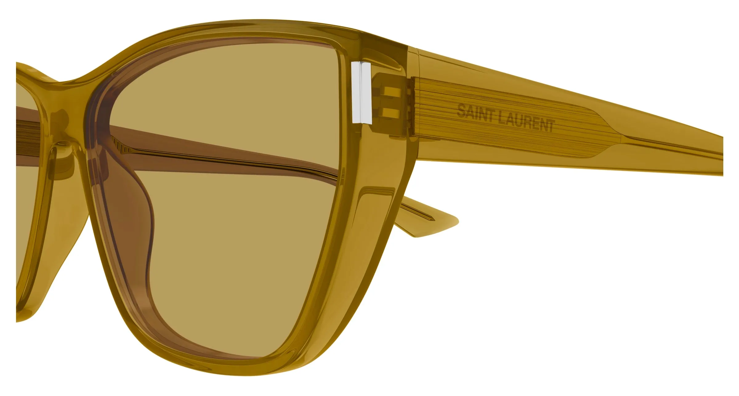 SAINT LAURENT SL 758 004 Occhiali da sole Bio-iniettato Marrone Marrone Cat Eye - immagine 3
