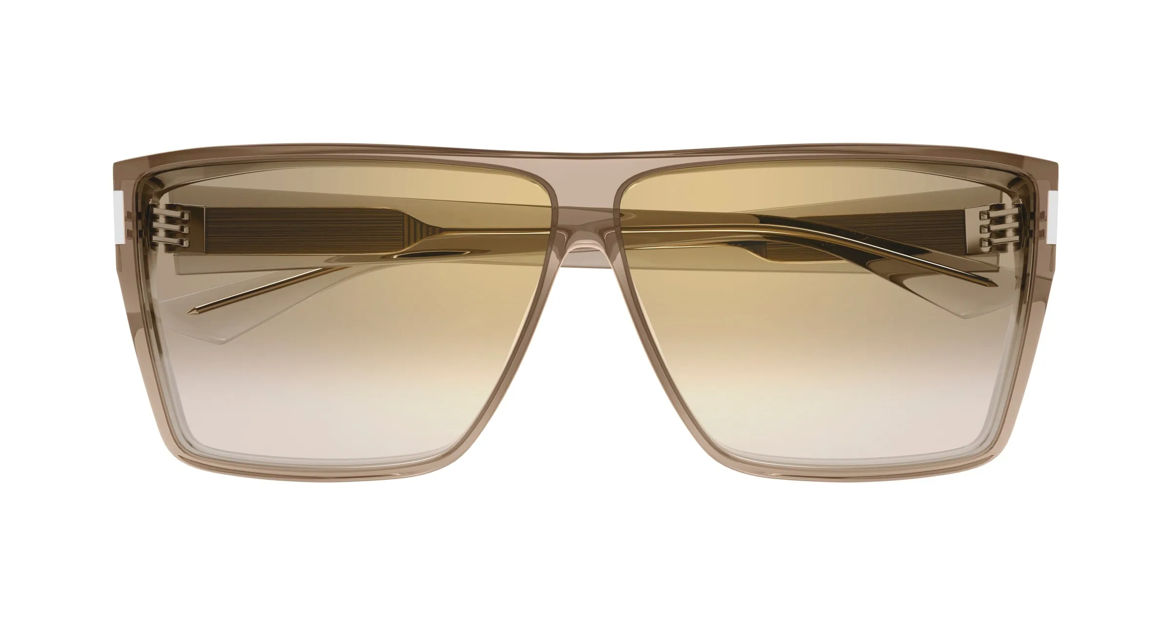 SAINT LAURENT SL 756 003 Occhiali da sole Bio-iniettato Giallo Marrone Squadrata - immagine 2
