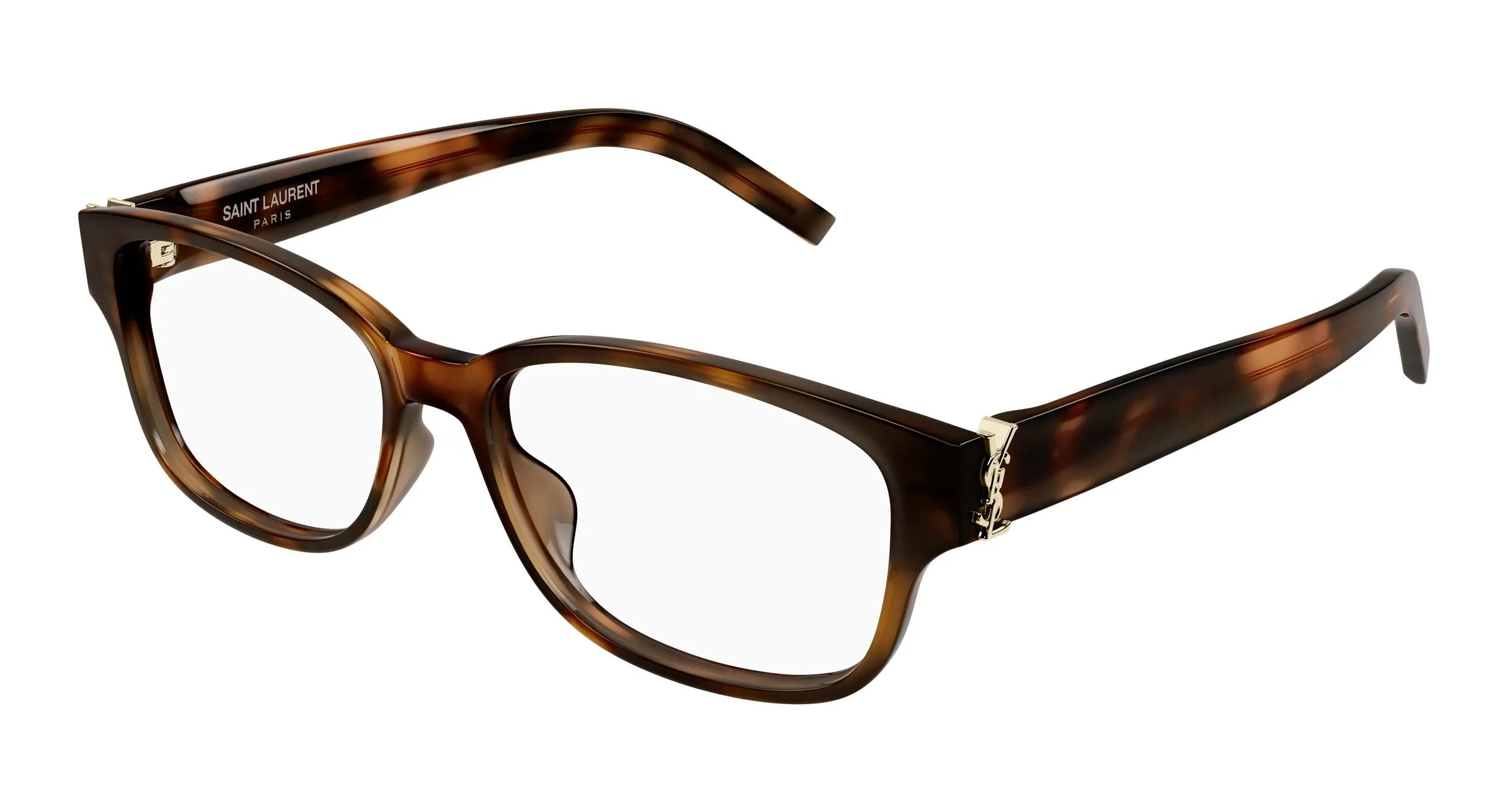 SAINT LAURENT SL M149/F 003 Montature da vista Acetato Havana Trasparente Squadrata - immagine 1