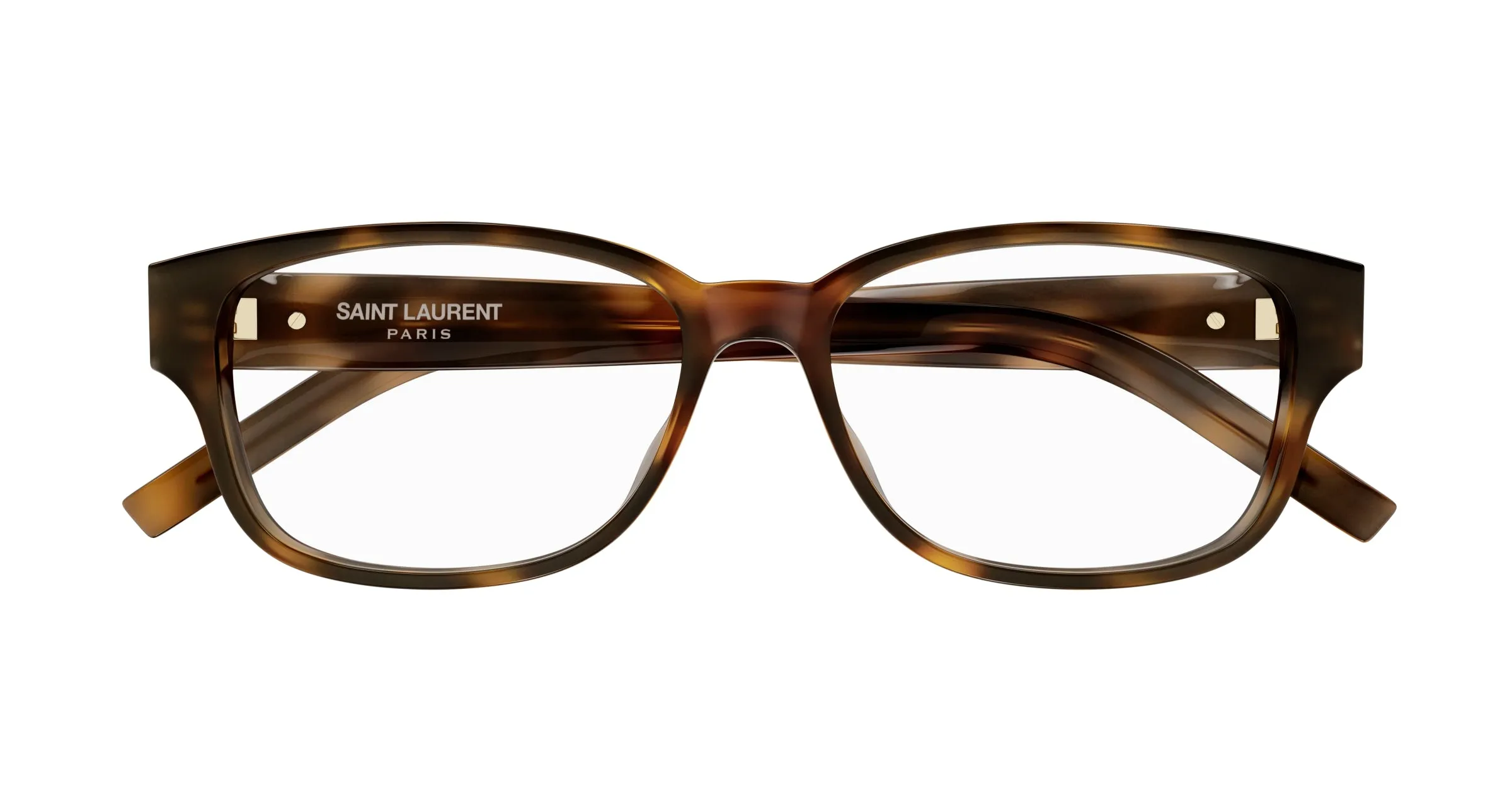 SAINT LAURENT SL M149/F 003 Montature da vista Acetato Havana Trasparente Squadrata - immagine 2