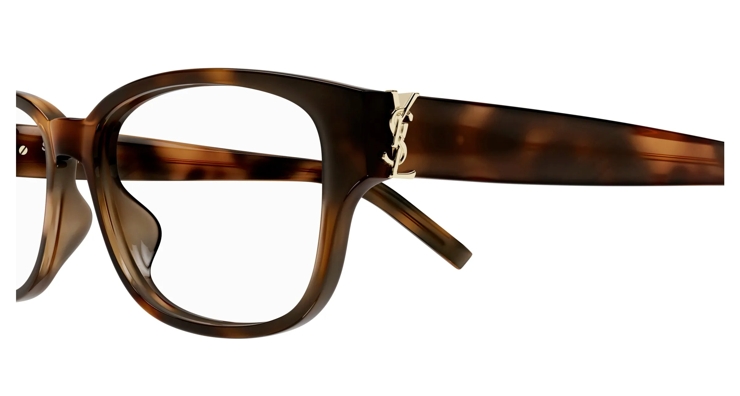 SAINT LAURENT SL M149/F 003 Montature da vista Acetato Havana Trasparente Squadrata - immagine 3