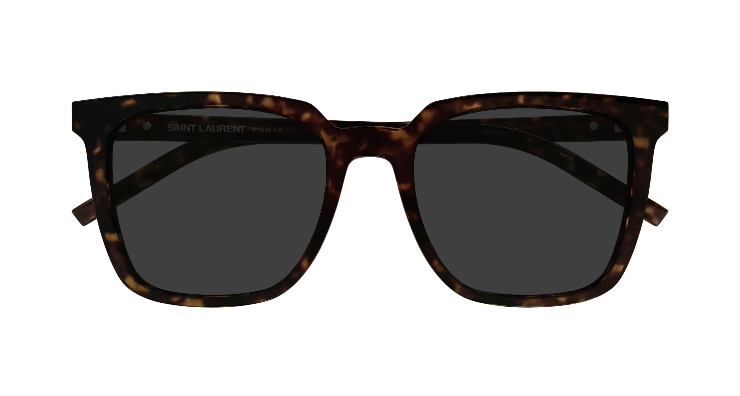 SAINT LAURENT SL M146 002 Occhiali da sole Acetato Havana Grigio Squadrata - immagine 2
