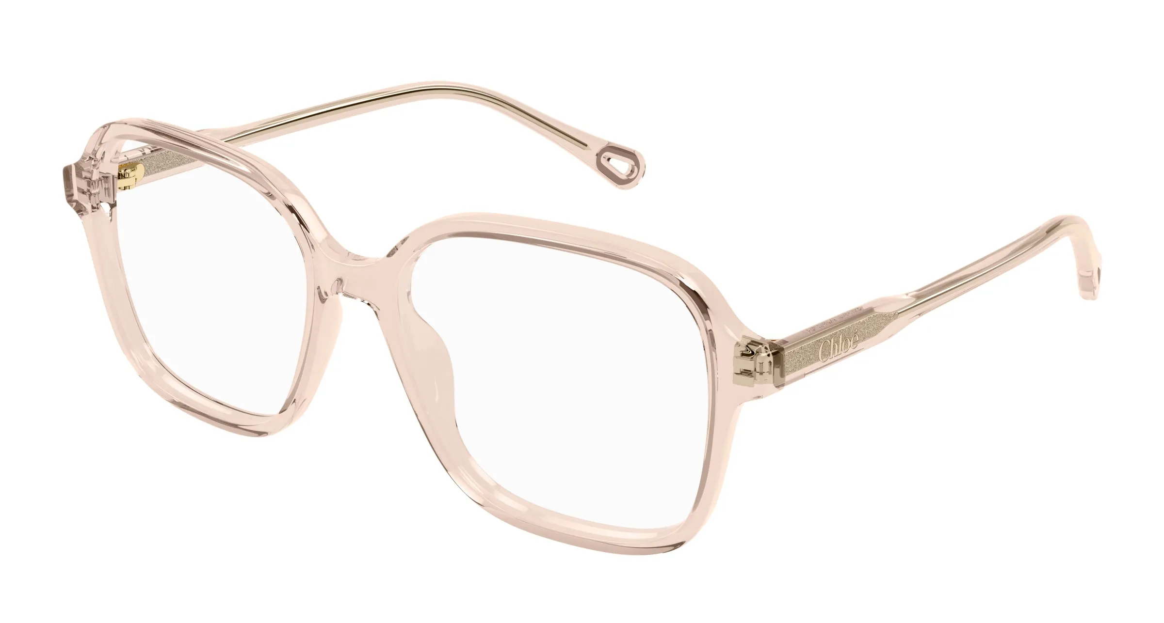 Chloé CH0313O 005 Montature da vista Acetato Rosa Trasparente Squadrata - immagine 1