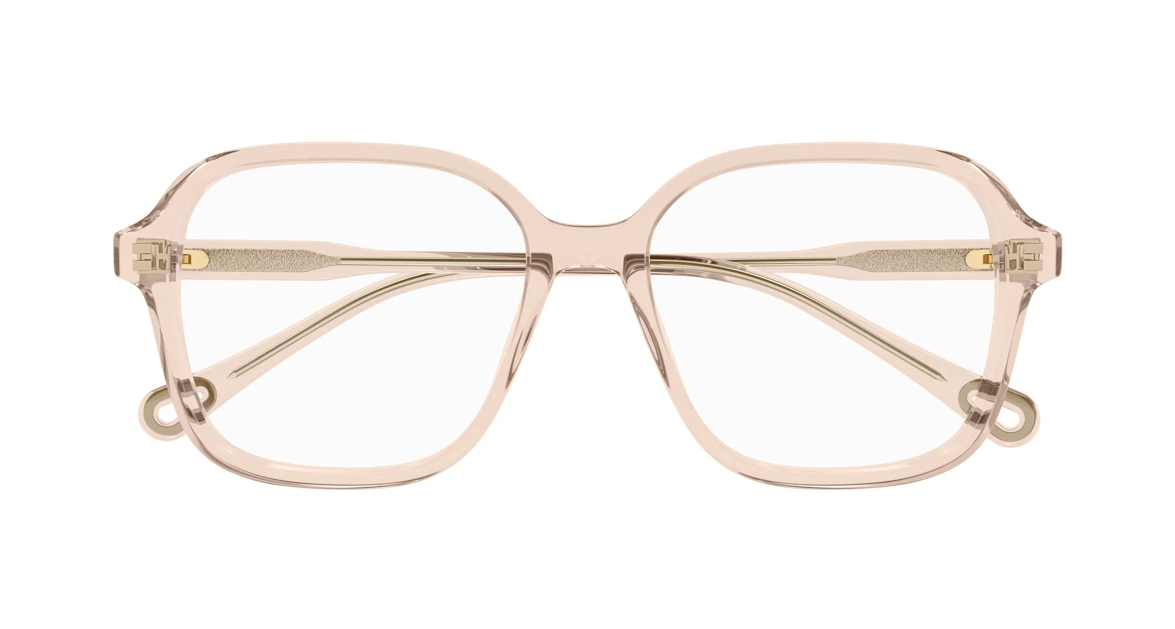 Chloé CH0313O 005 Montature da vista Acetato Rosa Trasparente Squadrata - immagine 2