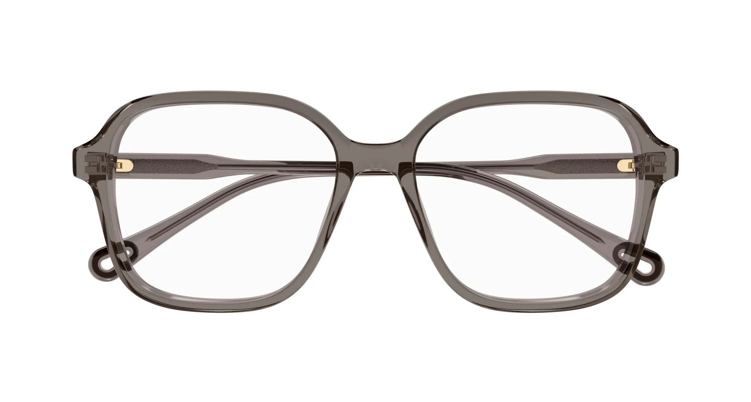Chloé CH0313O 003 Montature da vista Acetato Grigio Trasparente Squadrata - immagine 2