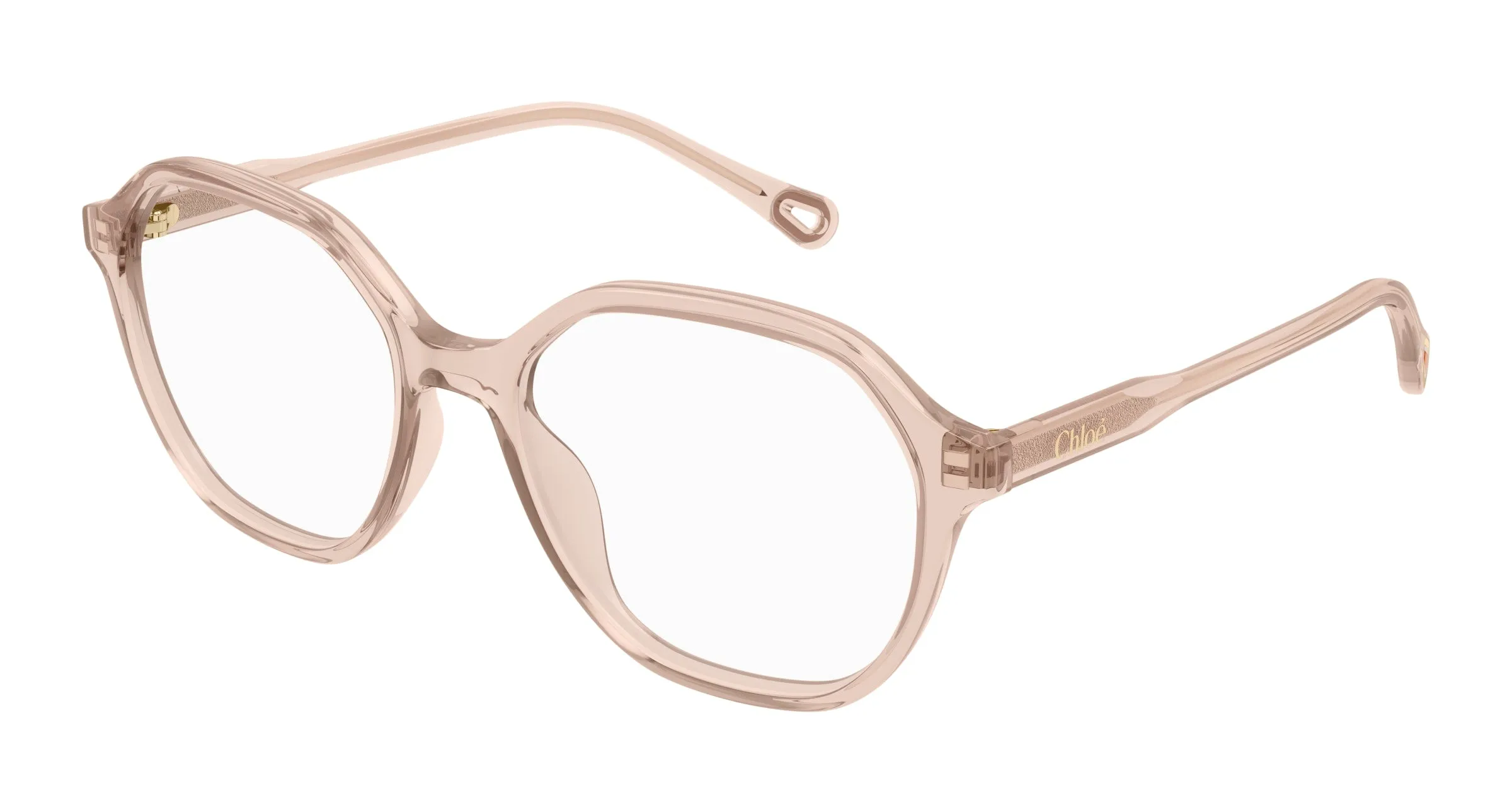 Chloé CH0312O 005 Montature da vista Acetato Rosa Trasparente Squadrata - immagine 1