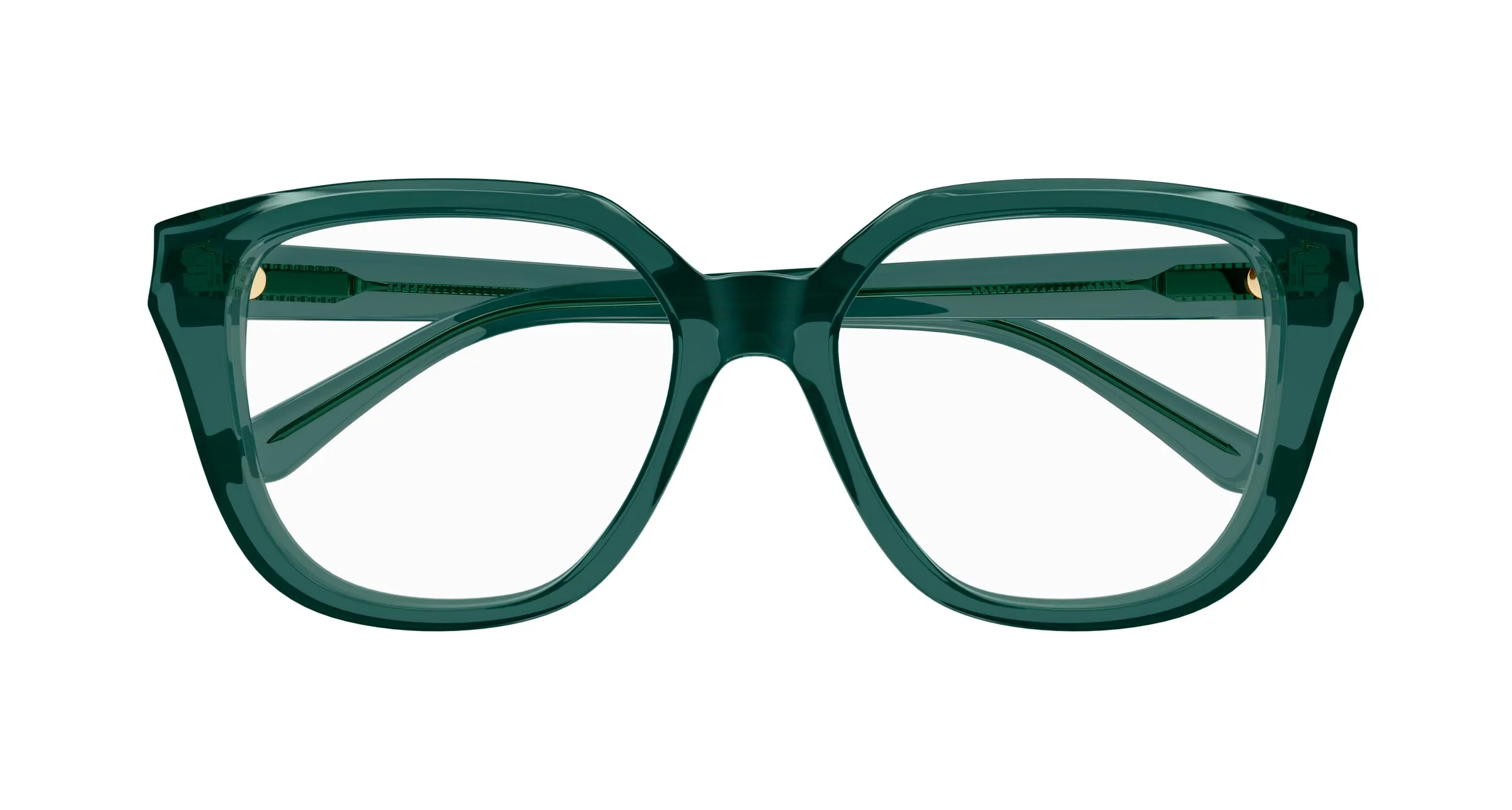 Chloé CH0293O 005 Montature da vista Acetato Verde Trasparente Squadrata - immagine 2