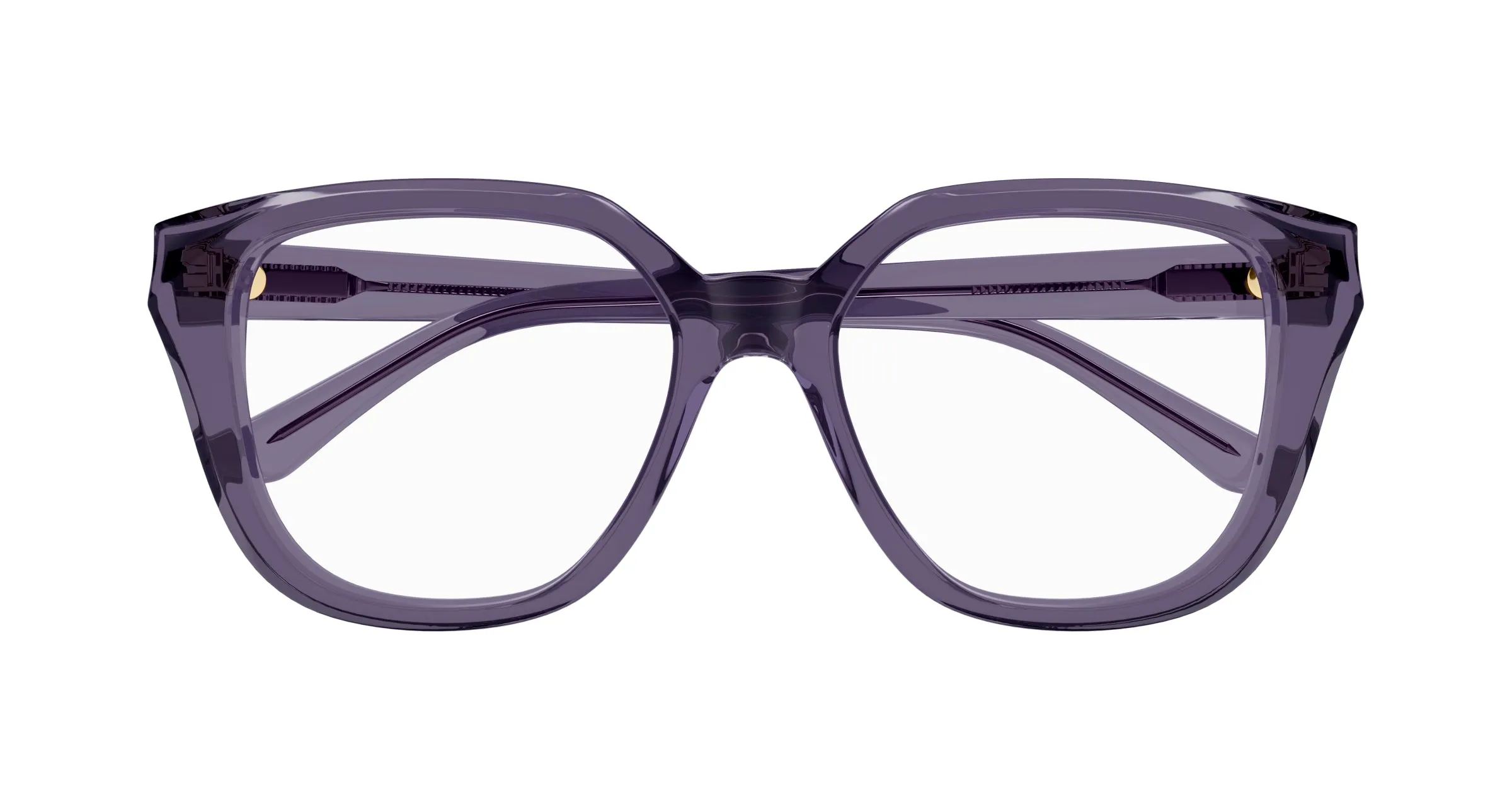 Chloé CH0293O 004 Montature da vista Acetato Viola Trasparente Squadrata - immagine 2