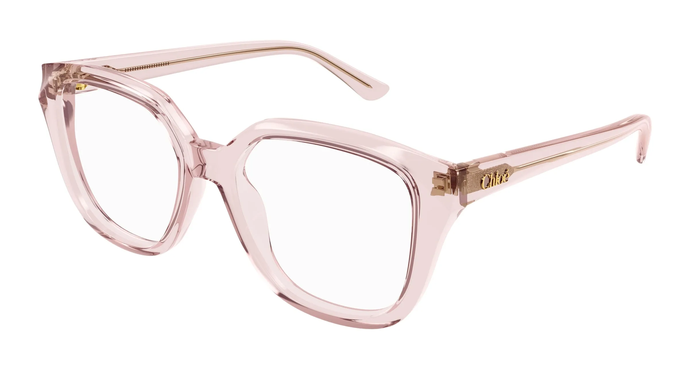 Chloé CH0293O 003 Montature da vista Acetato Rosa Trasparente Squadrata - immagine 1