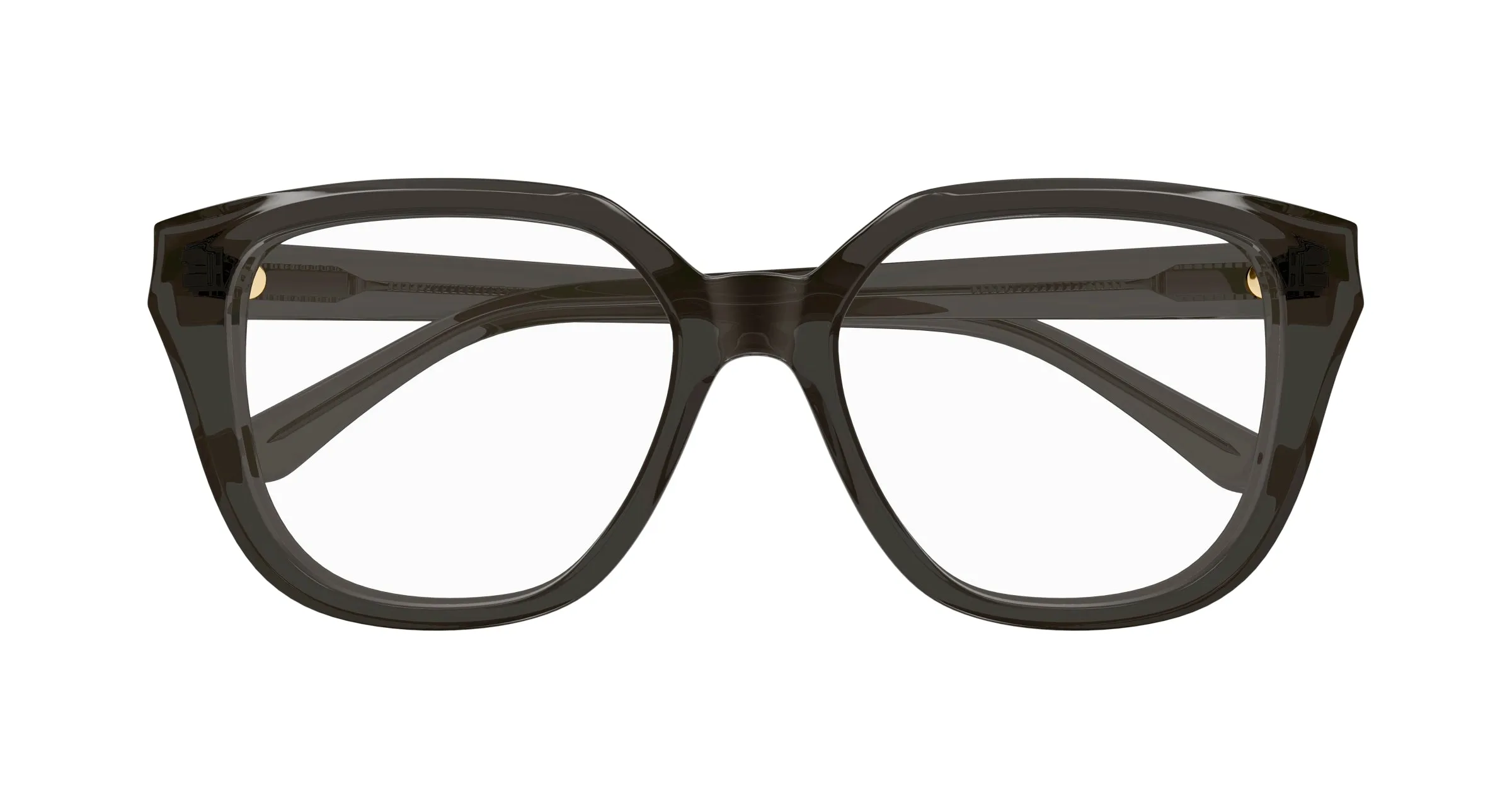 Chloé CH0293O 001 Montature da vista Acetato Grigio Trasparente Squadrata - immagine 2