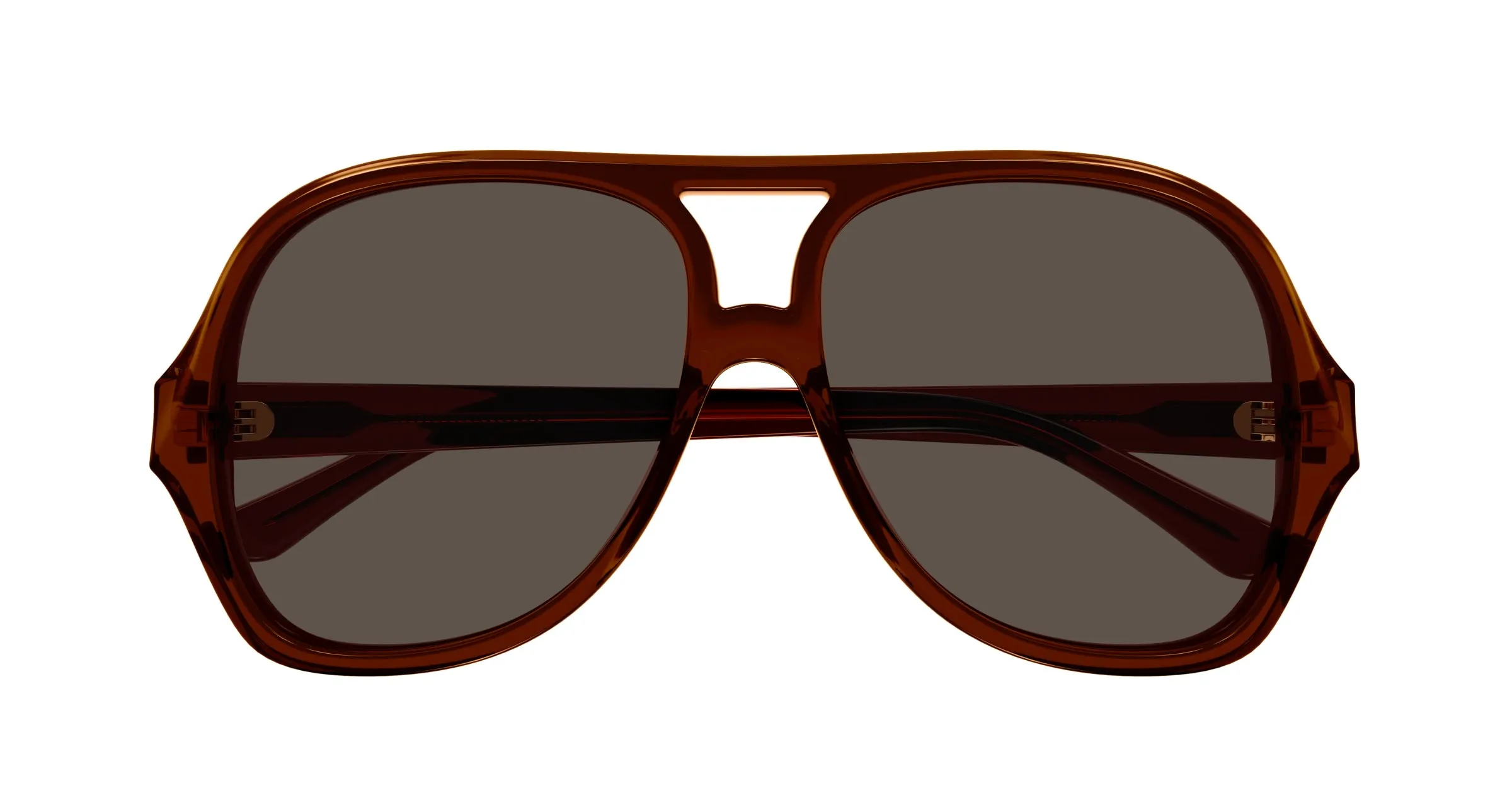 Chloé CH0289S 002 Occhiali da sole Acetato Marrone Marrone Pilot - immagine 2