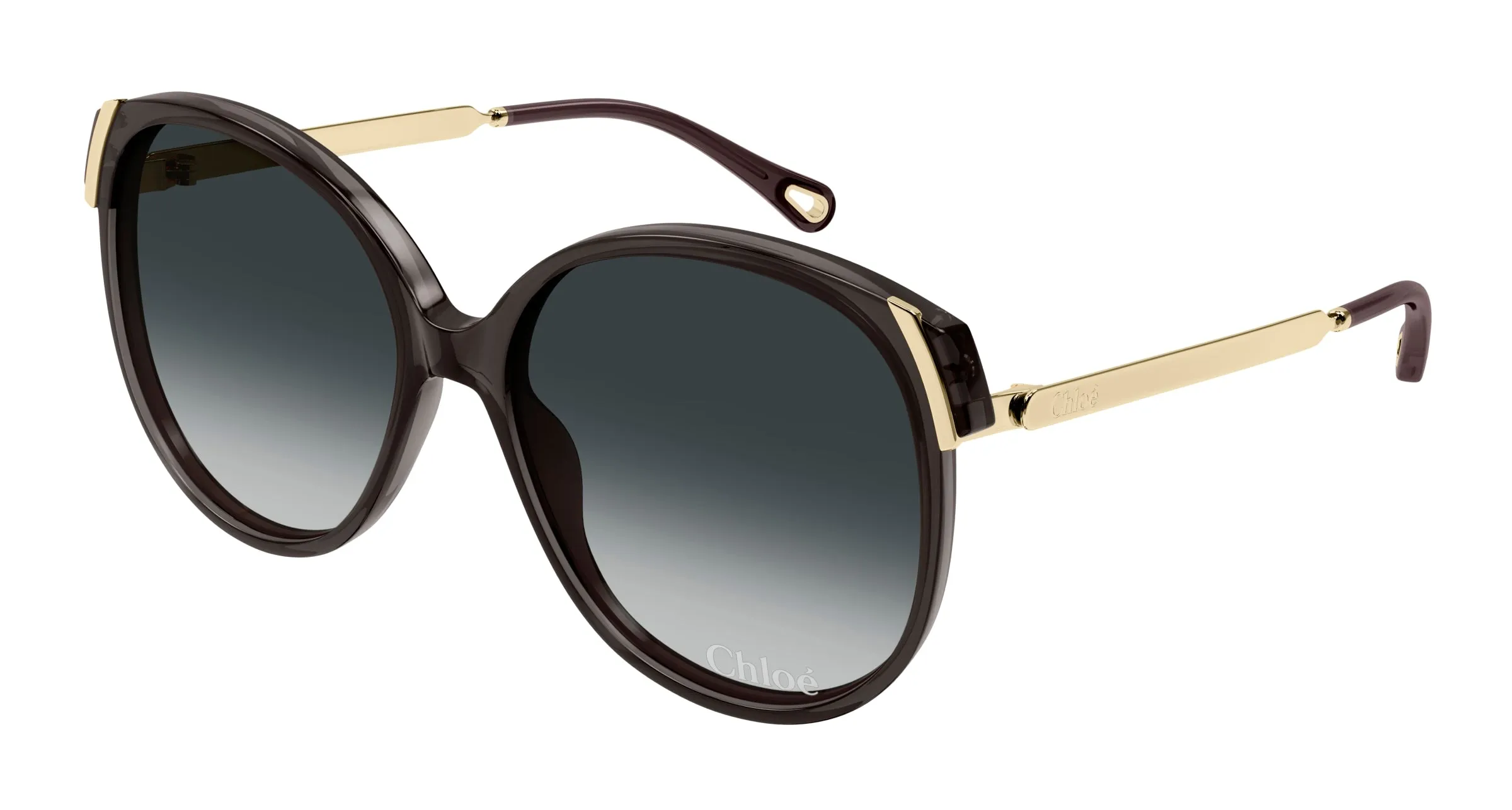 Chloé CH0285S 001 Occhiali da sole Acetato Grigio Grigio Squadrata - immagine 1