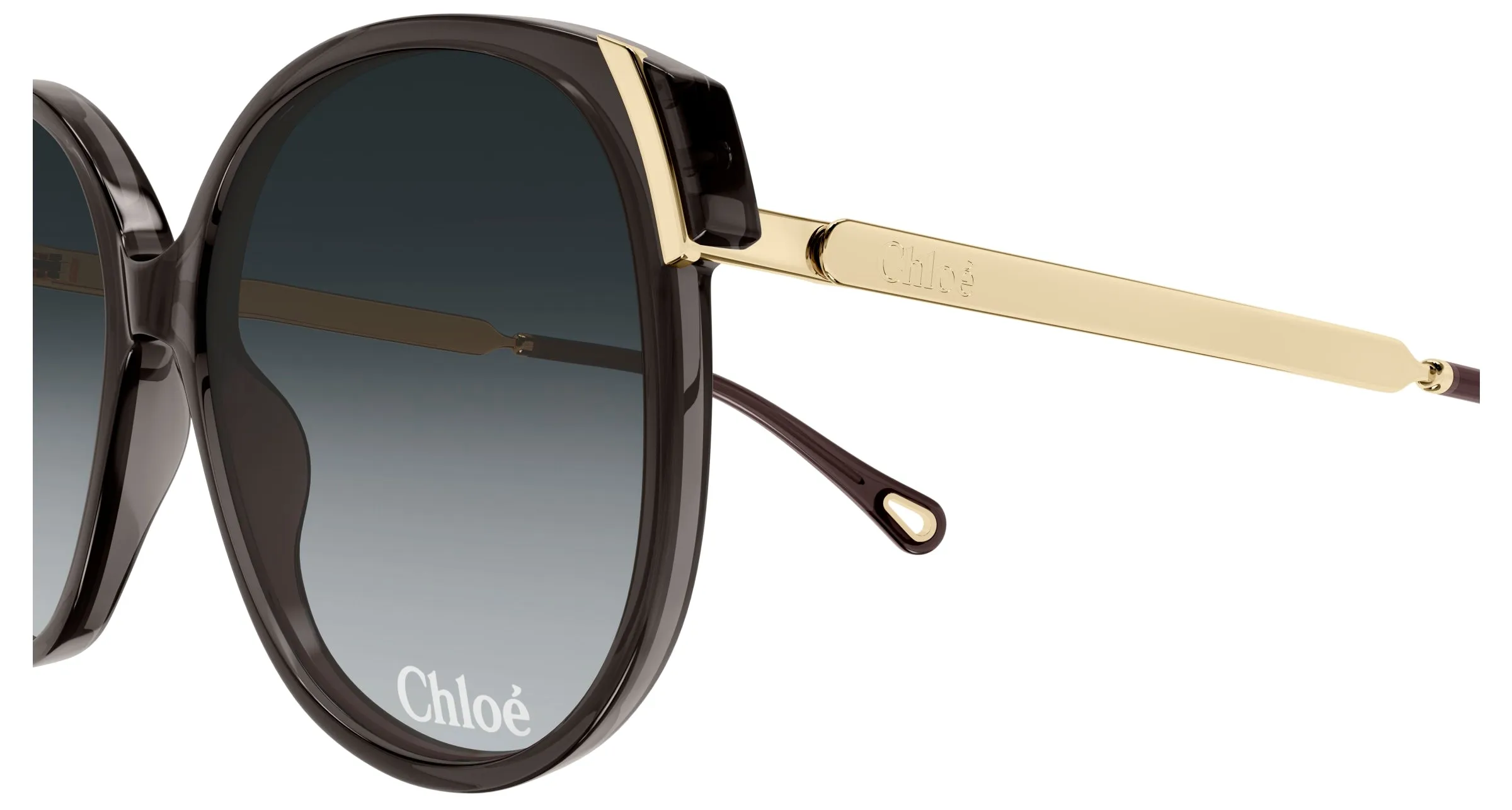 Chloé CH0285S 001 Occhiali da sole Acetato Grigio Grigio Squadrata - immagine 3