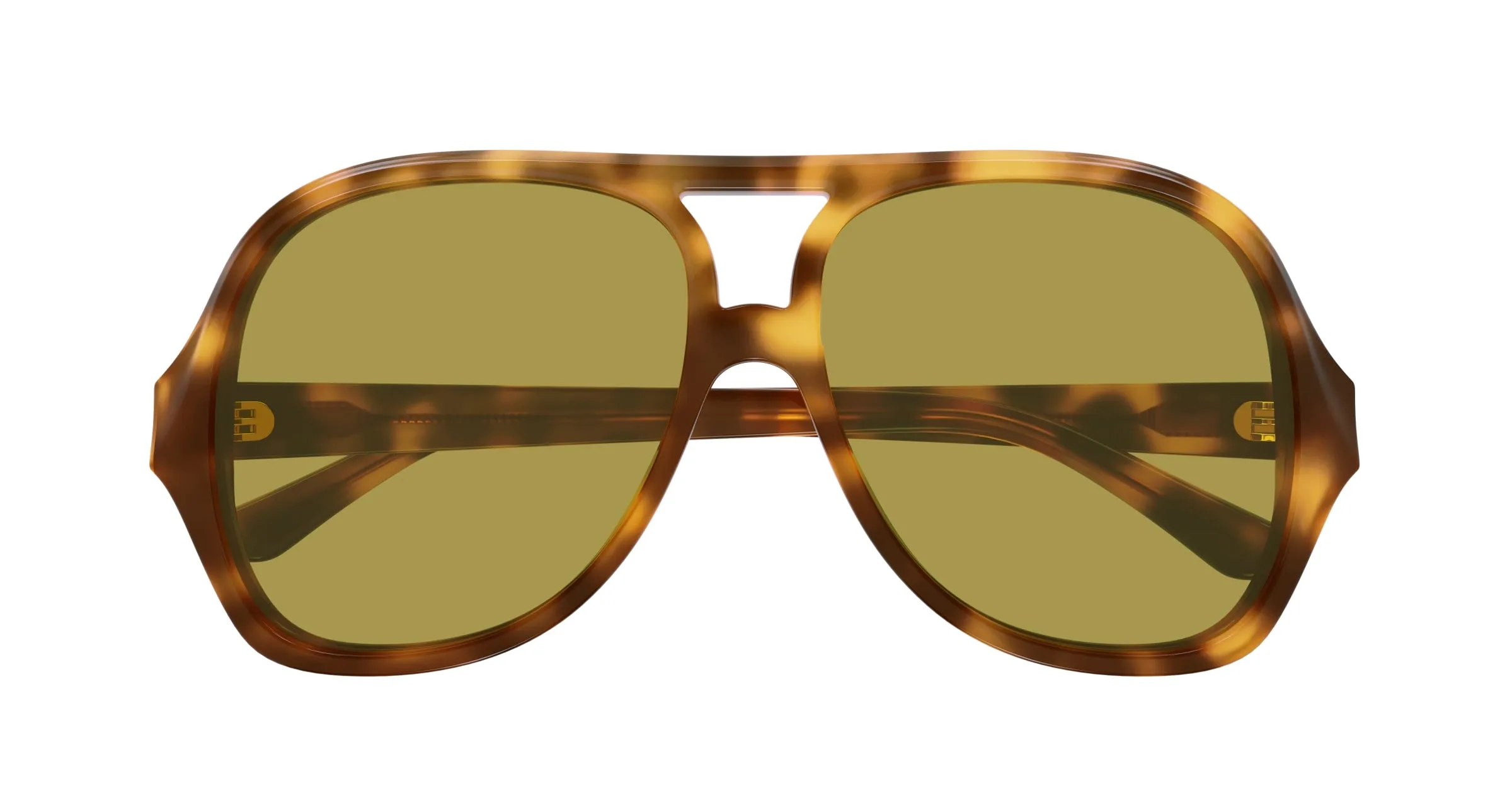 Chloé CH0289S 003 Occhiali da sole Acetato Havana Verde Pilot - immagine 2