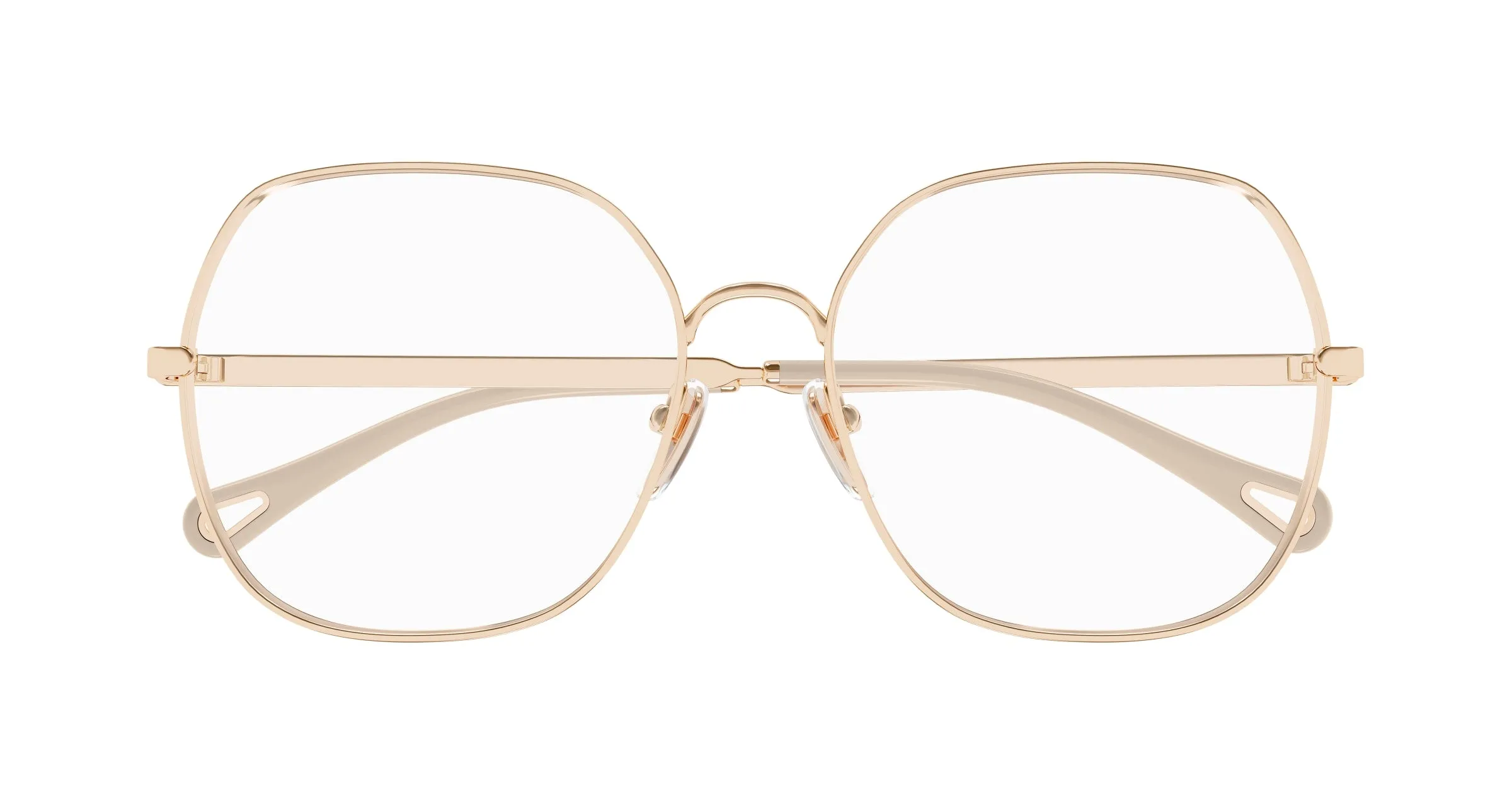 Chloé CH0284O 002 Montature da vista Metallo Oro Trasparente Squadrata - immagine 2