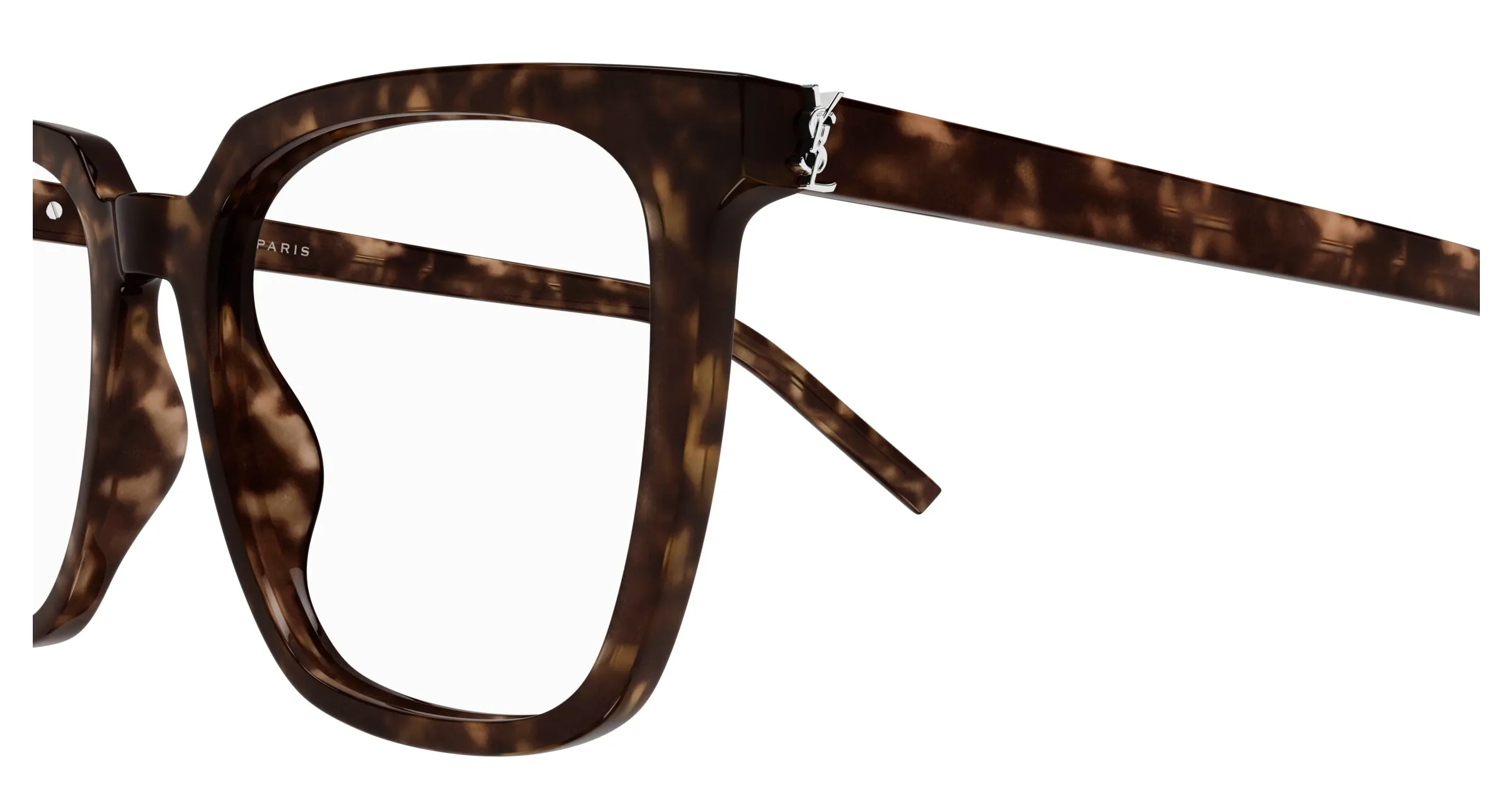 SAINT LAURENT SL M146 OPT 002 Montature da vista Acetato Havana Trasparente Squadrata ["Antiriflesso"] - immagine 3