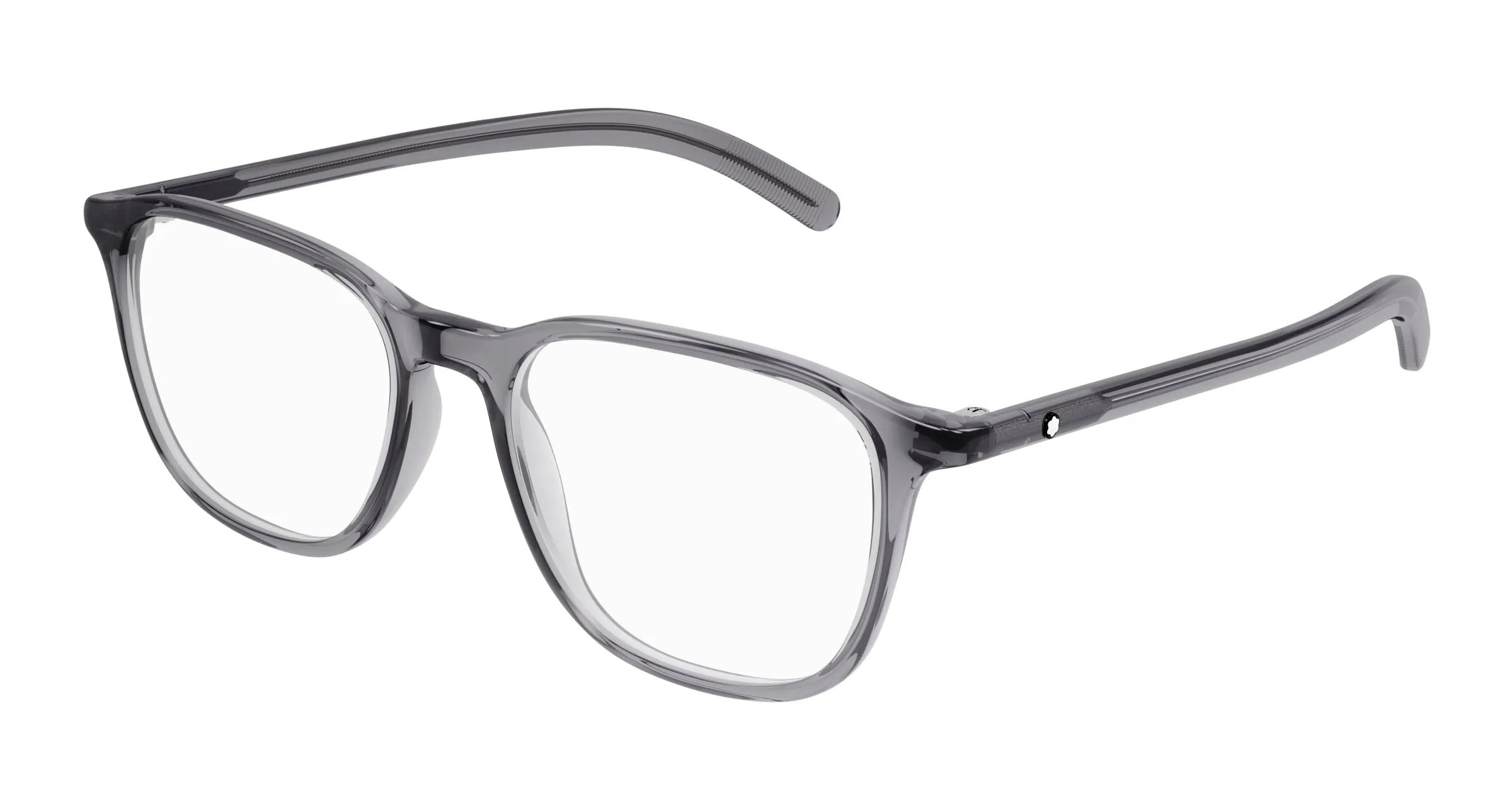 Montblanc MB0386O 004 Montature da vista Grigio Trasparente Squadrata - immagine 1