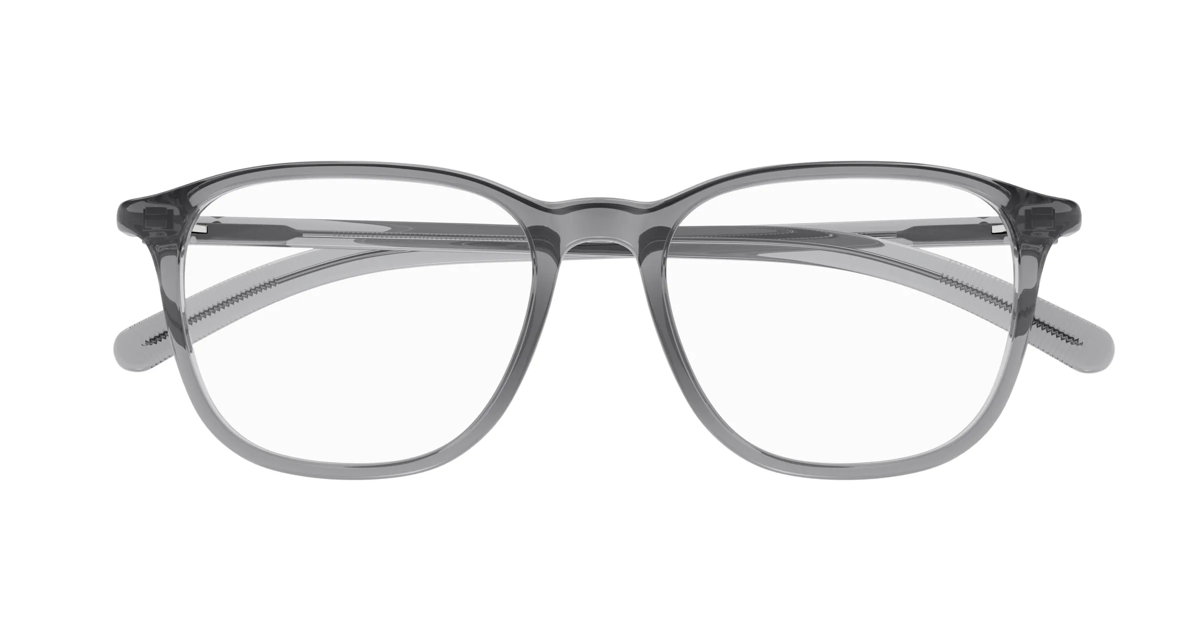 Montblanc MB0386O 004 Montature da vista Grigio Trasparente Squadrata - immagine 2