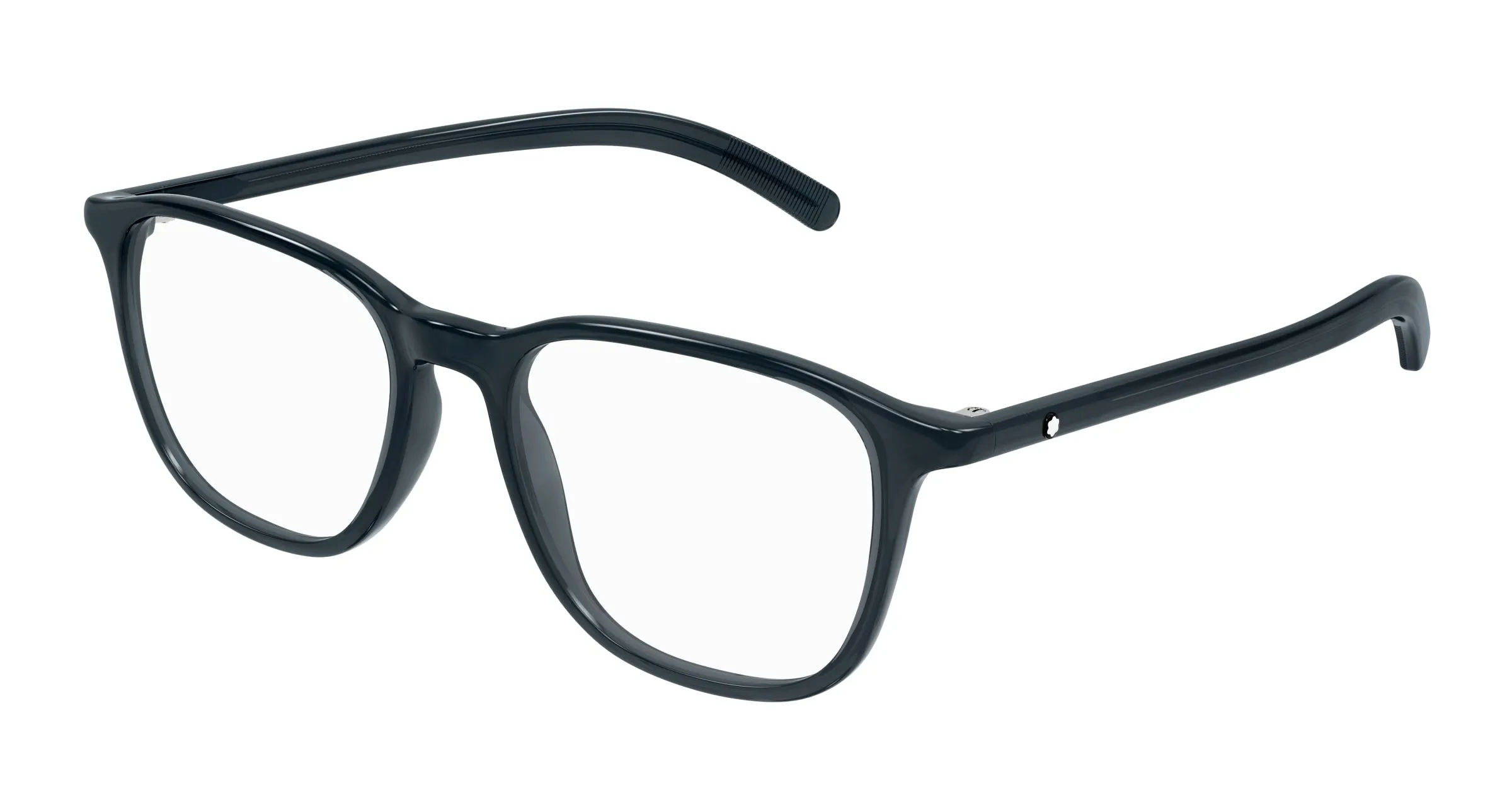 Montblanc MB0386O 002 Montature da vista Grigio Trasparente Squadrata - immagine 1