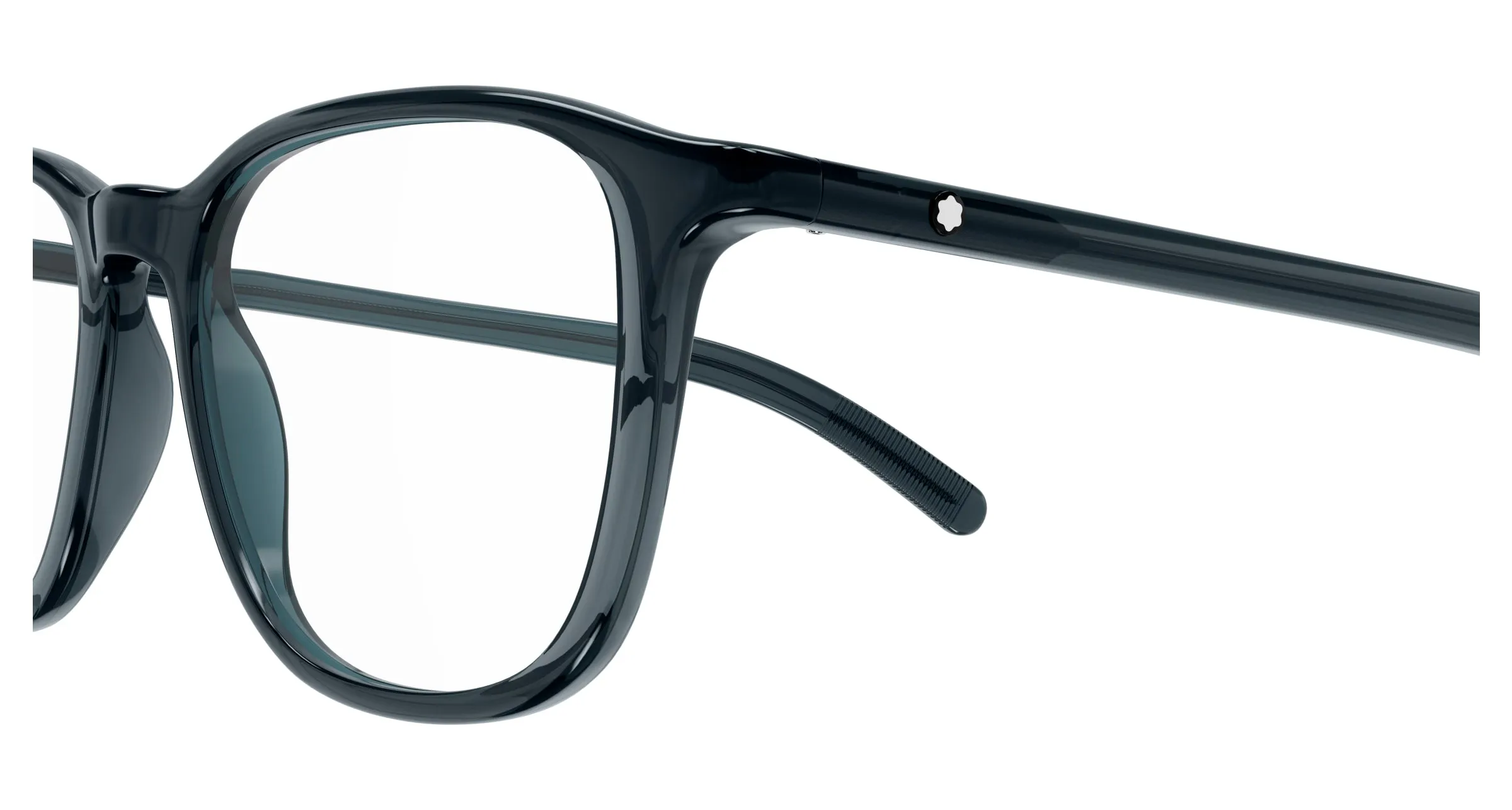 Montblanc MB0386O 002 Montature da vista Grigio Trasparente Squadrata - immagine 3