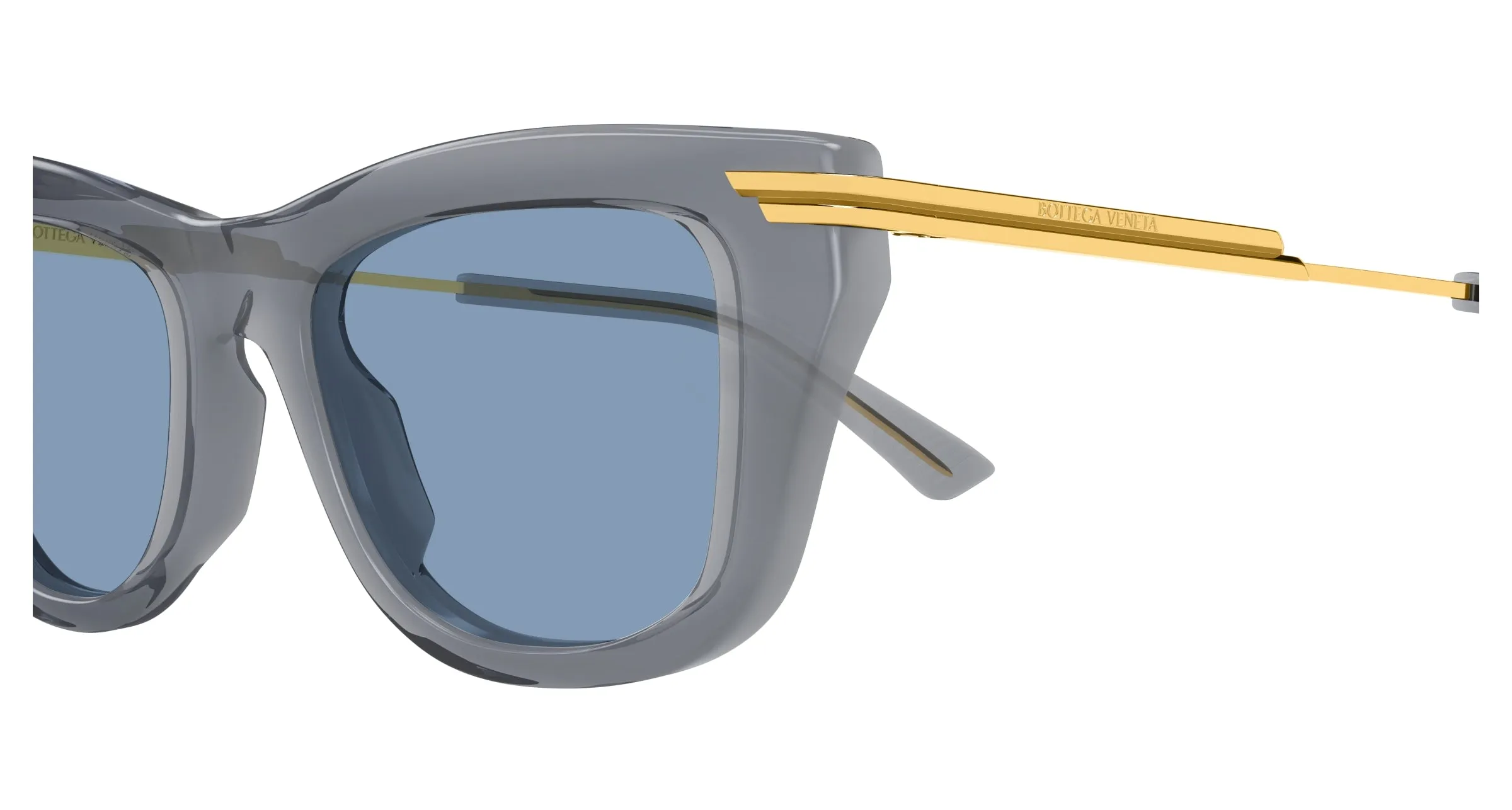 Bottega Veneta BV1369S 005 Occhiali da sole Acetato Squadrata - immagine 3