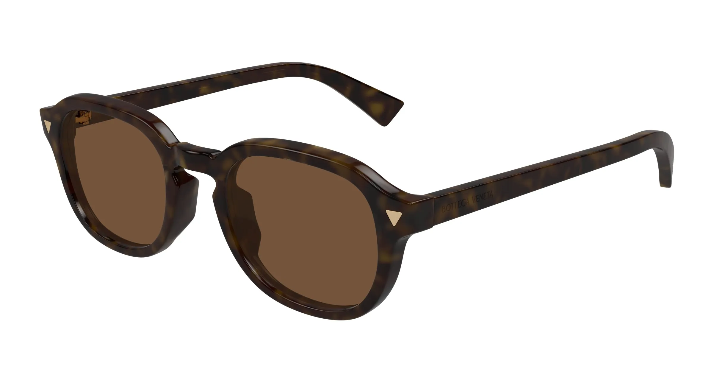 Bottega Veneta BV1364S 002 Occhiali da sole Acetato Havana Marrone Rotonda - immagine 1