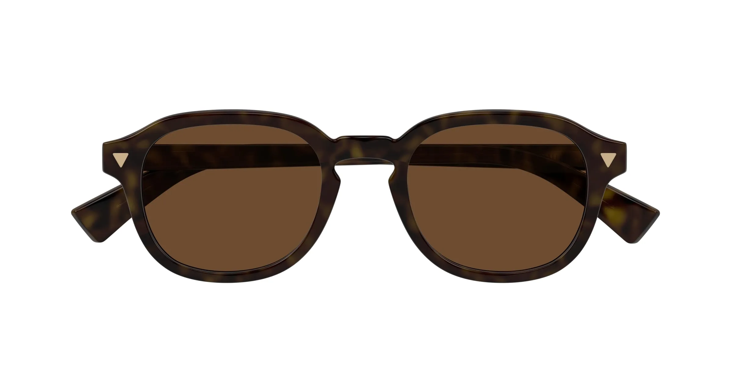 Bottega Veneta BV1364S 002 Occhiali da sole Acetato Havana Marrone Rotonda - immagine 2