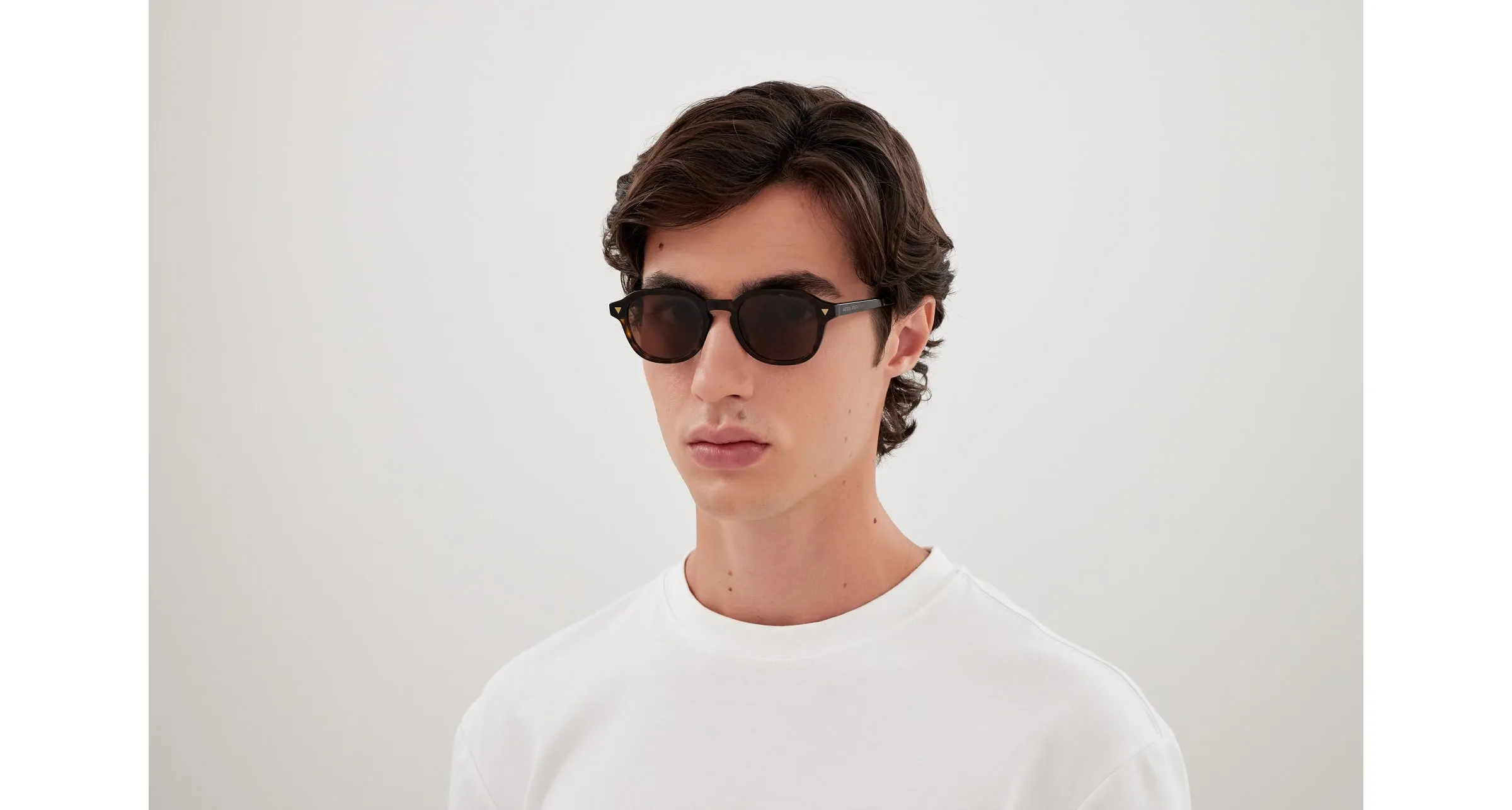 Bottega Veneta BV1364S 002 Occhiali da sole Acetato Havana Marrone Rotonda - immagine 4