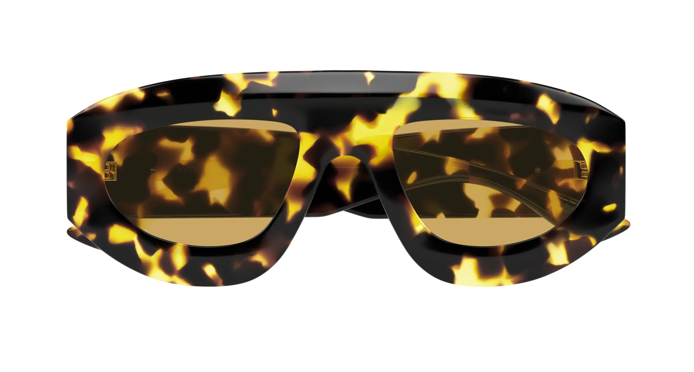 Bottega Veneta BV1358S 003 Occhiali da sole Acetato Havana Marrone Geometrica - immagine 2