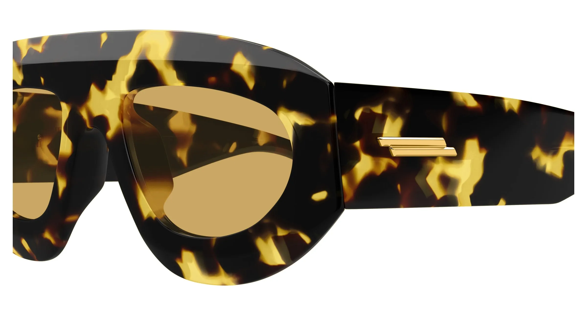 Bottega Veneta BV1358S 003 Occhiali da sole Acetato Havana Marrone Geometrica - immagine 3