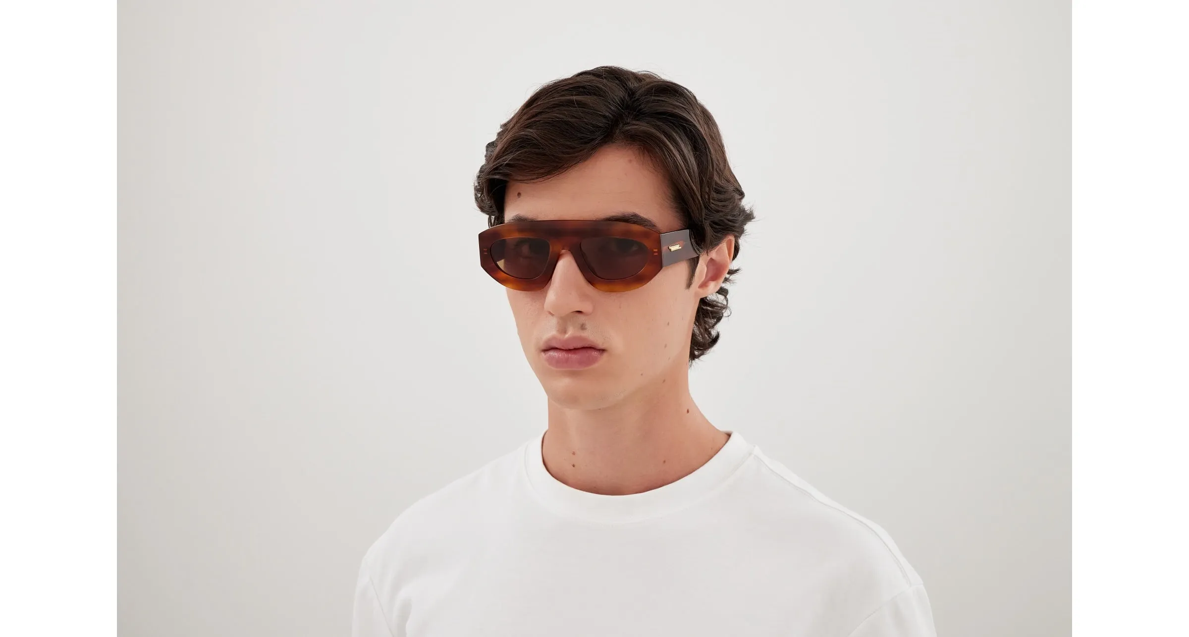 Bottega Veneta BV1358S 002 Occhiali da sole Acetato Havana Marrone Geometrica - immagine 4