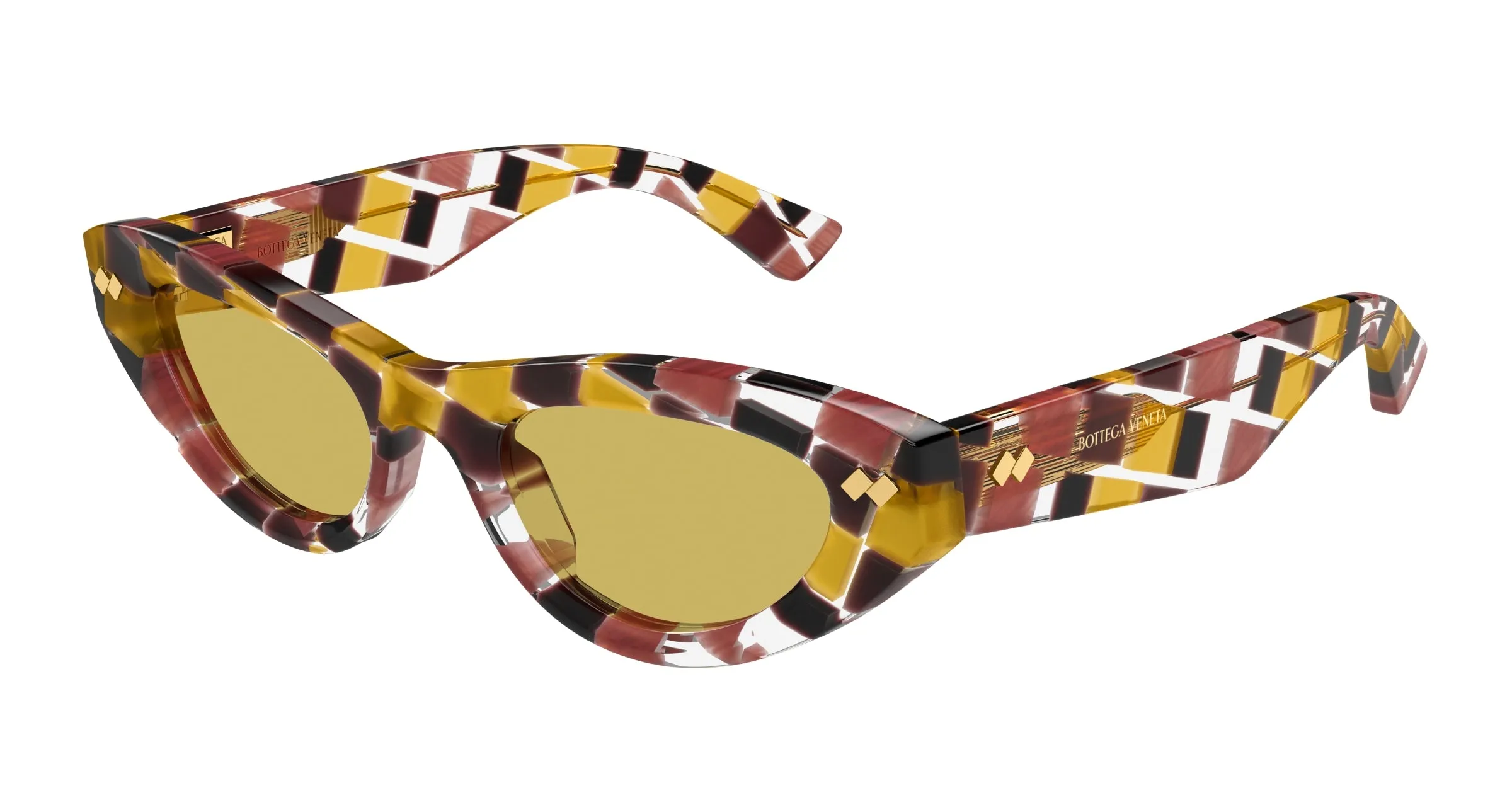 Bottega Veneta BV1350S 003 Occhiali da sole Acetato Cat Eye - immagine 1