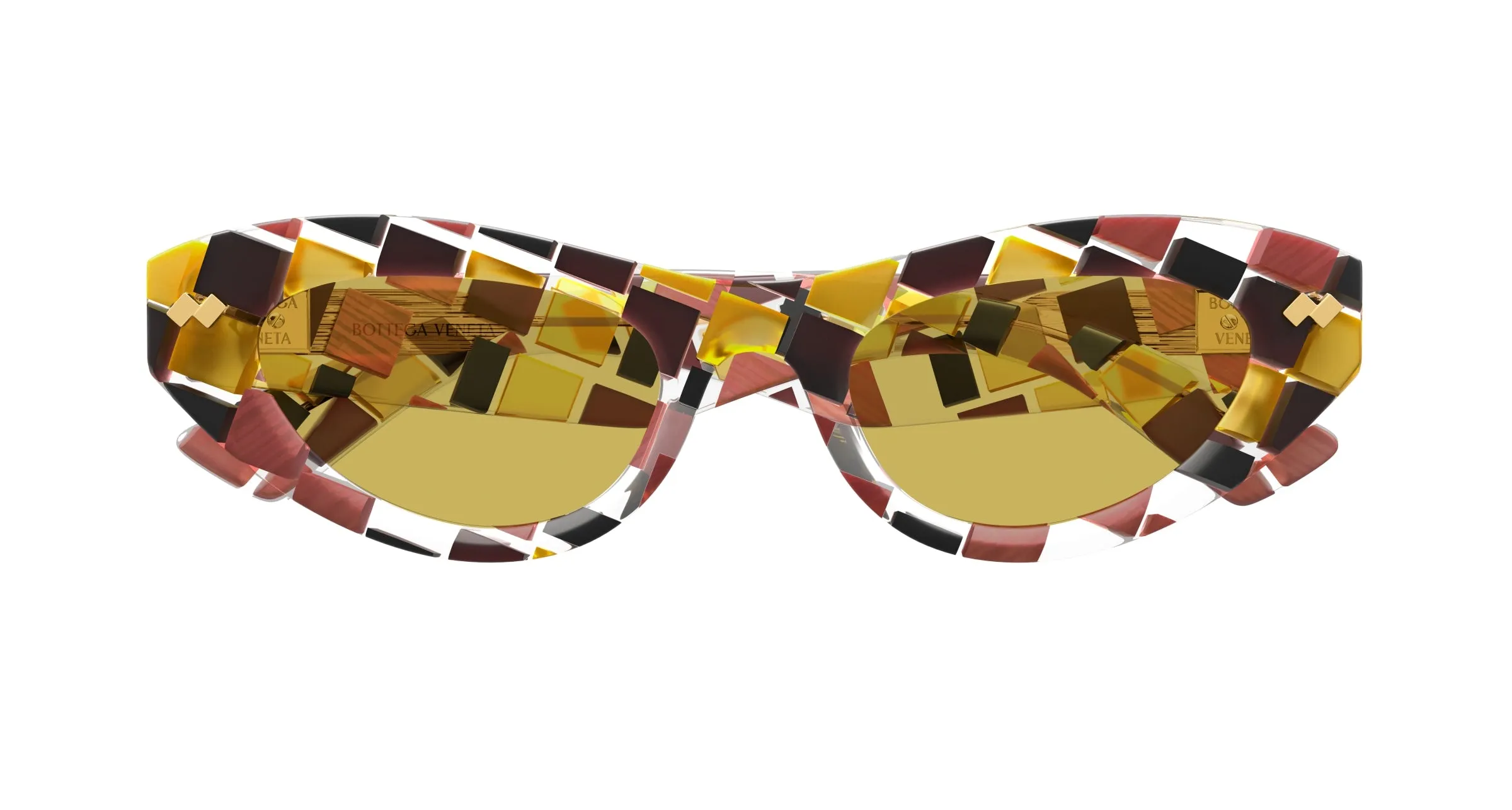 Bottega Veneta BV1350S 003 Occhiali da sole Acetato Cat Eye - immagine 2