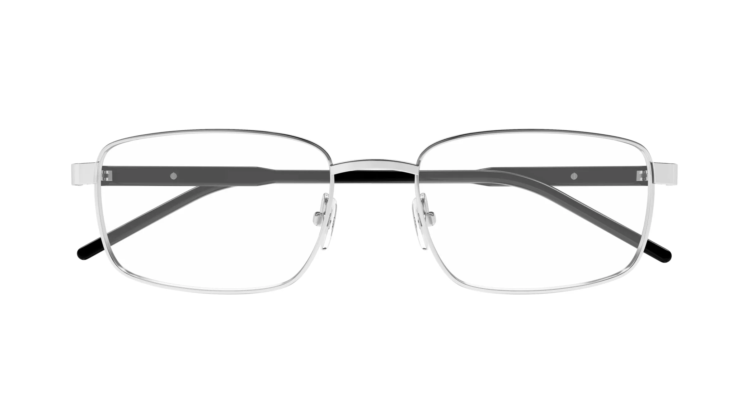 Gucci GG1801O 005 Montature da vista Metallo Argento Trasparente Squadrata - immagine 2