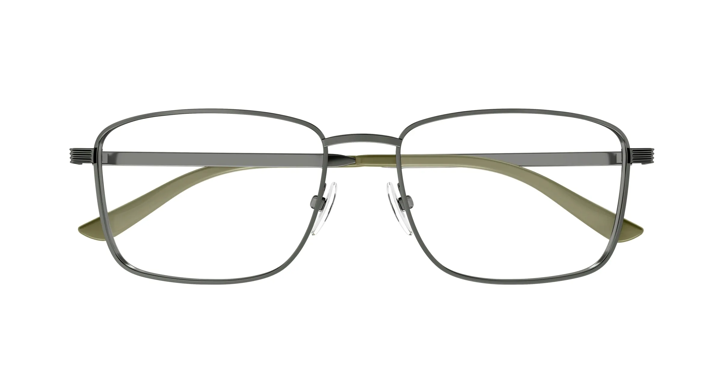 Gucci GG1882O 003 Montature da vista Metallo Rutenio Trasparente Squadrata - immagine 2
