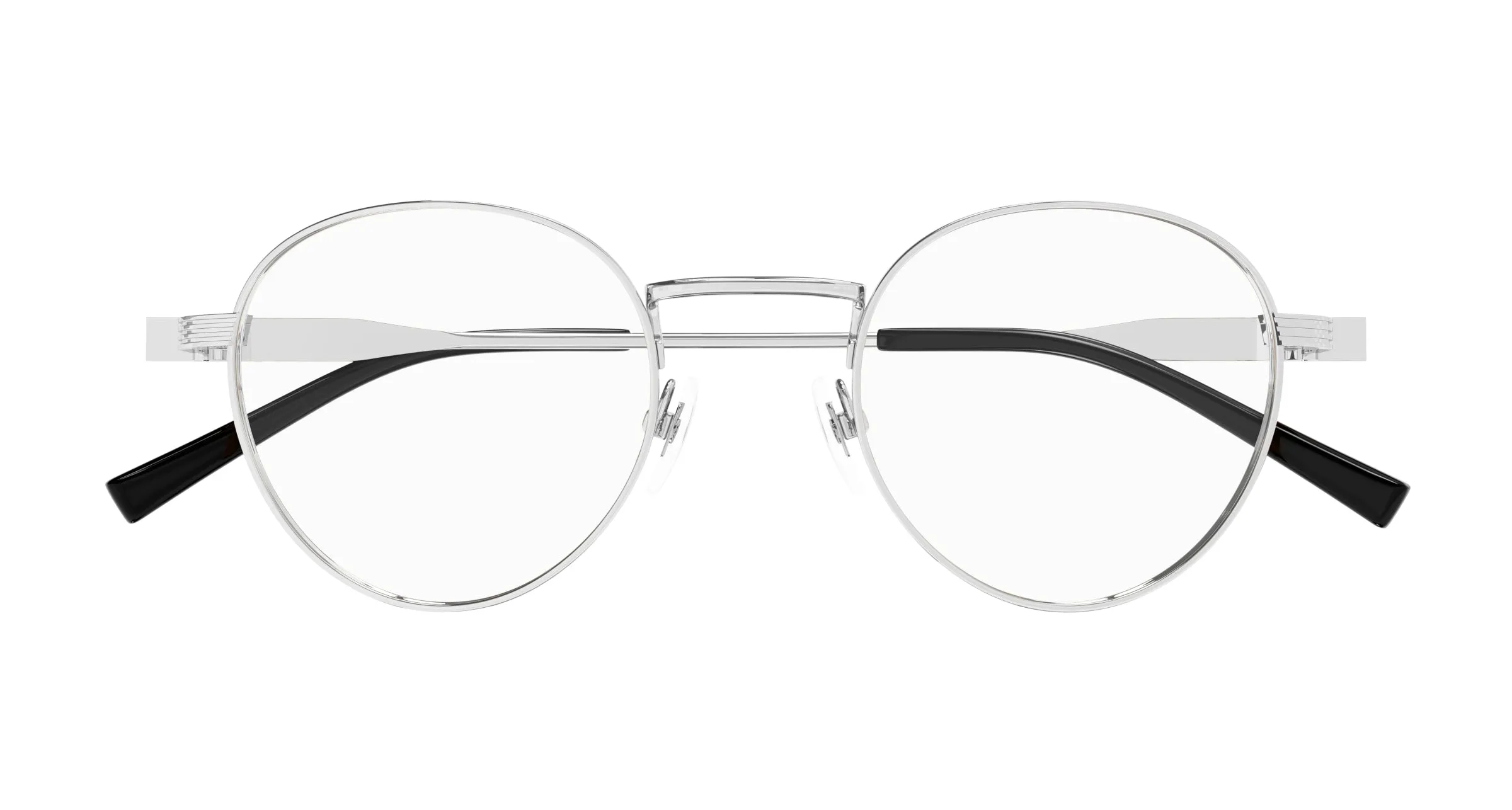 Gucci GG1877O 002 Montature da vista Metallo Argento Trasparente Rotonda - immagine 2