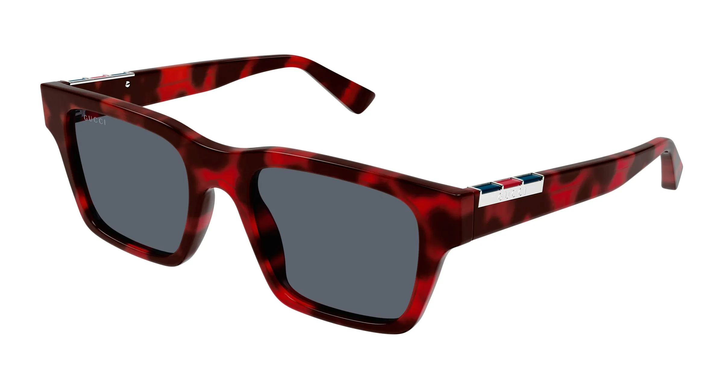 Gucci GG1889S 003 Occhiali da sole Acetato Havana Grigio Squadrata - immagine 1
