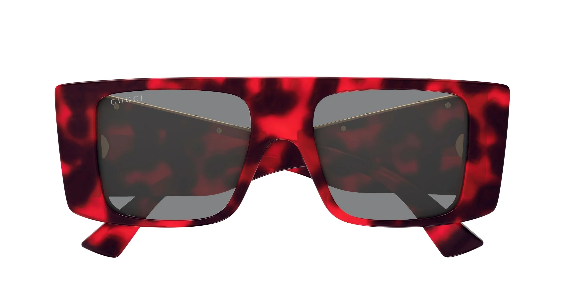 Gucci GG1888S 003 Occhiali da sole Acetato Havana Grigio Squadrata - immagine 2