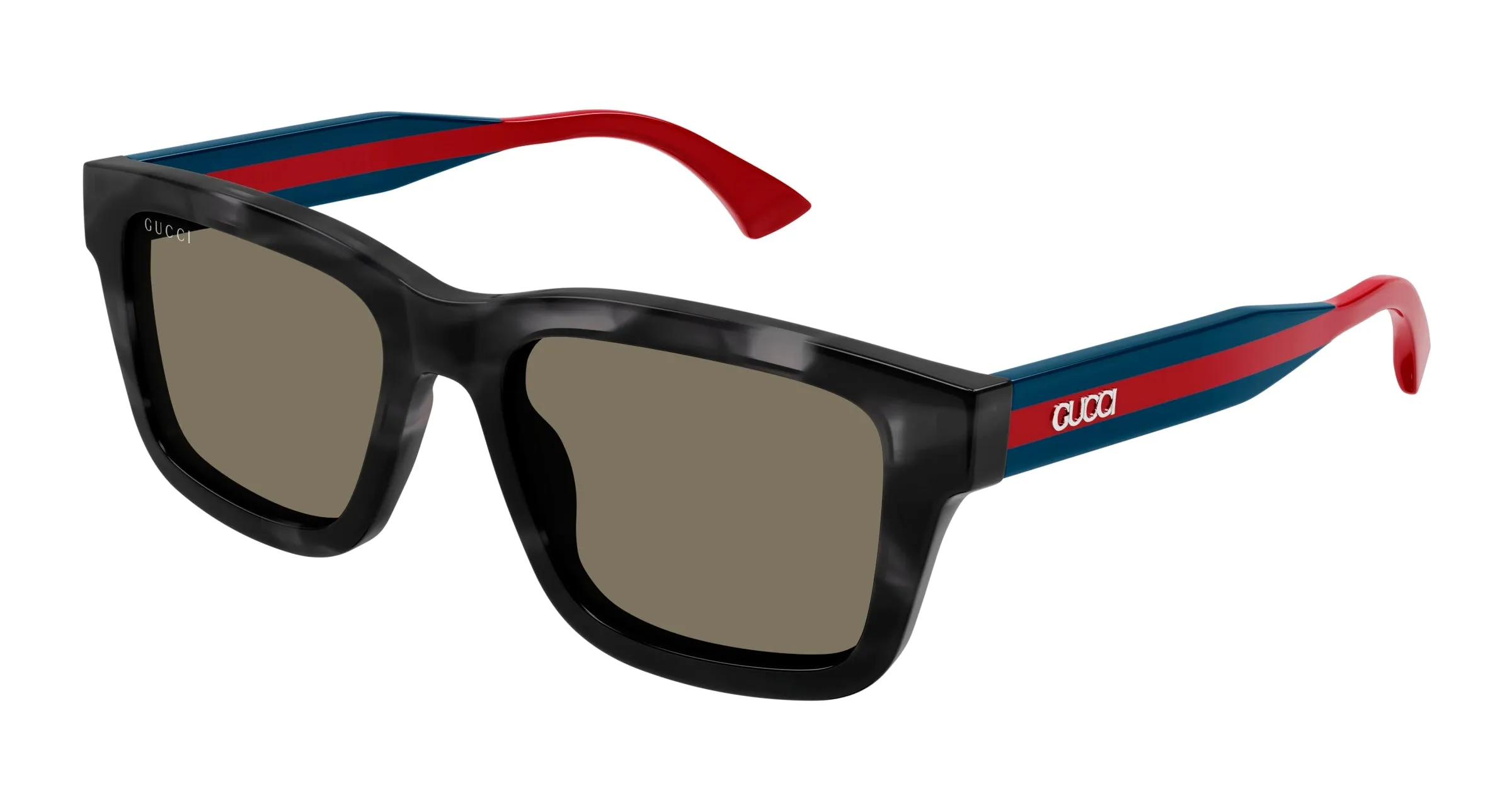 Gucci GG1869S 004 Occhiali da sole Acetato Havana Marrone Squadrata - immagine 1
