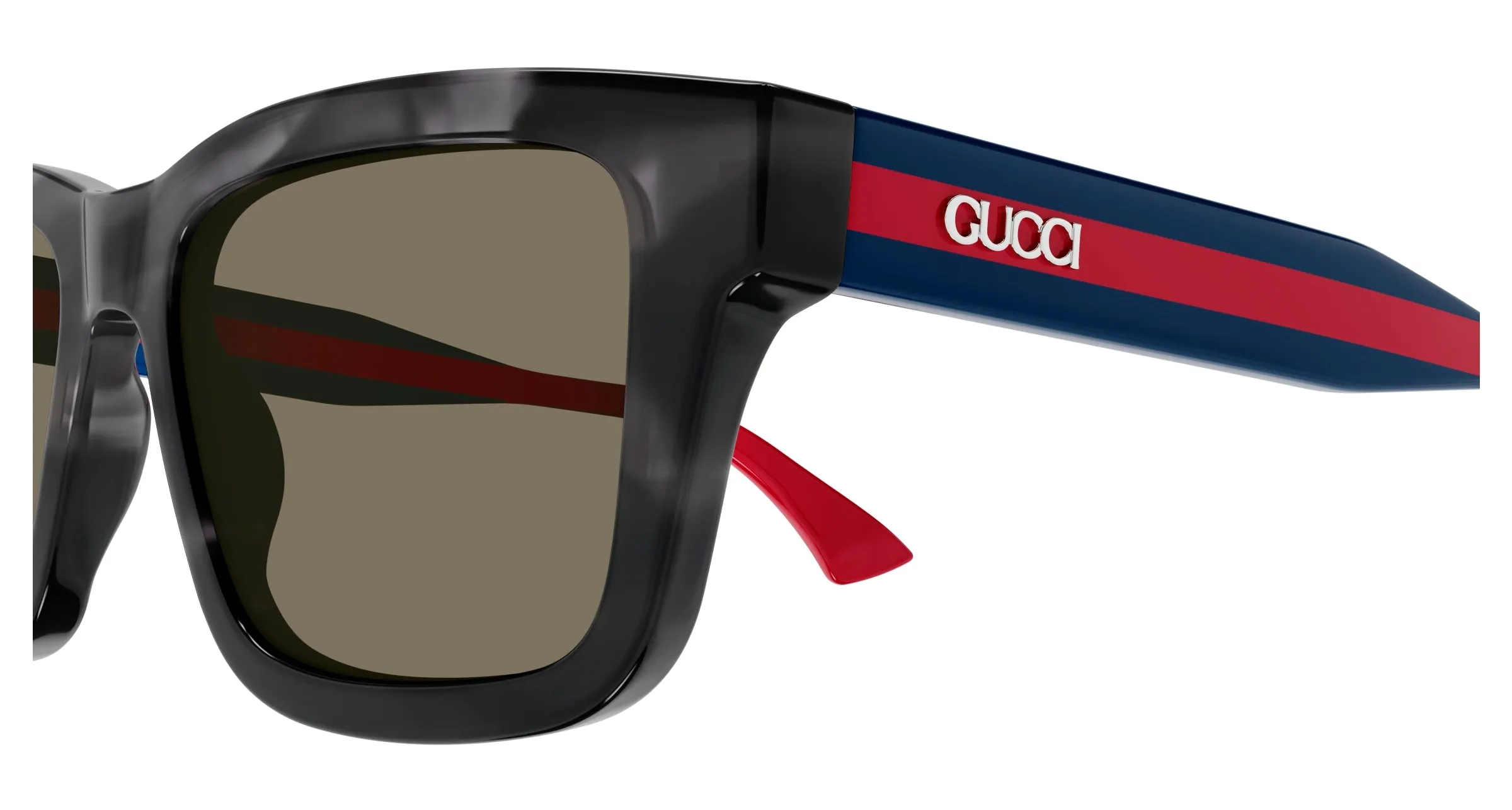 Gucci GG1869S 004 Occhiali da sole Acetato Havana Marrone Squadrata - immagine 3