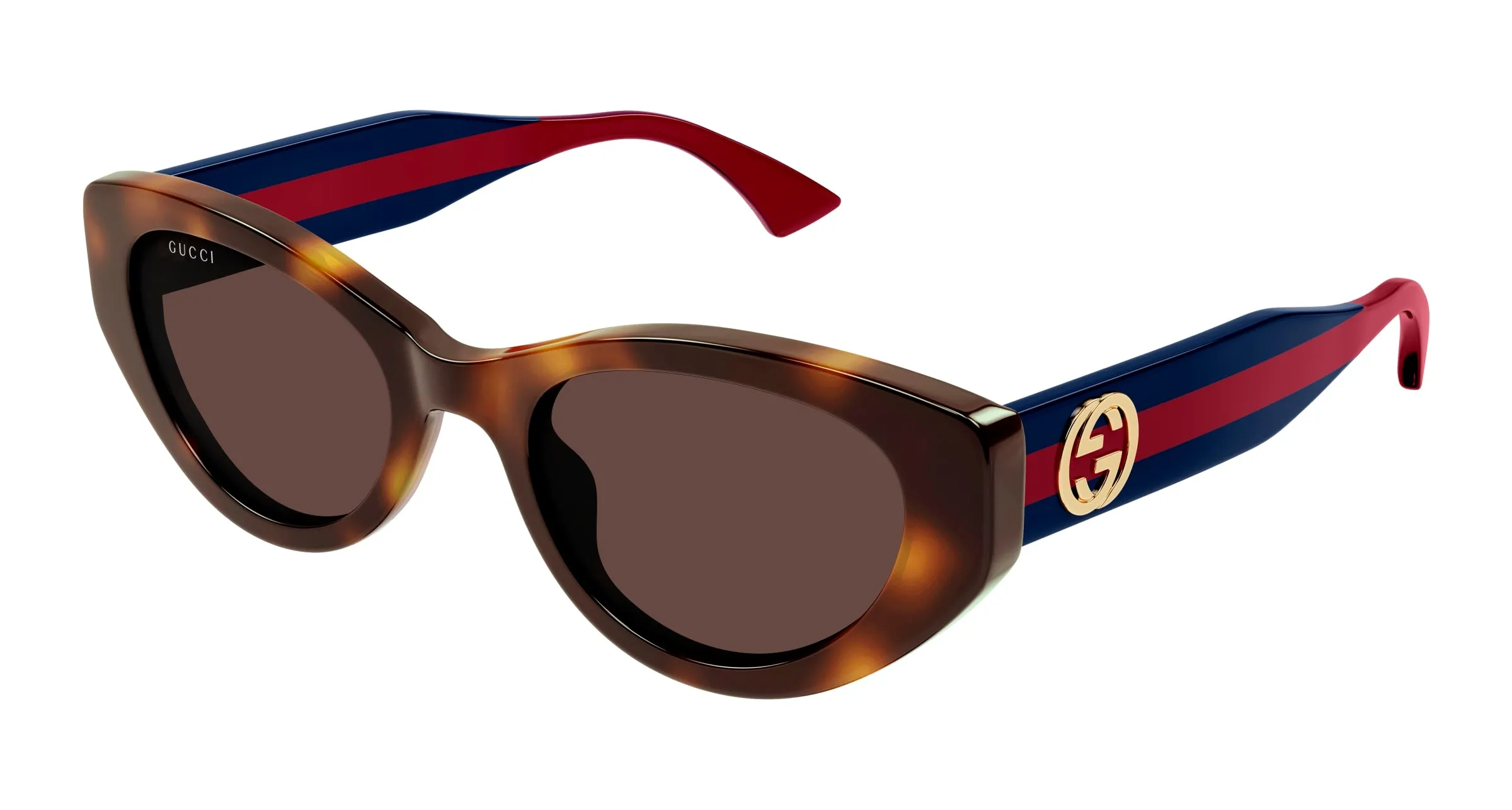 Gucci GG1862S 002 Occhiali da sole Acetato Havana Marrone Cat Eye - immagine 1
