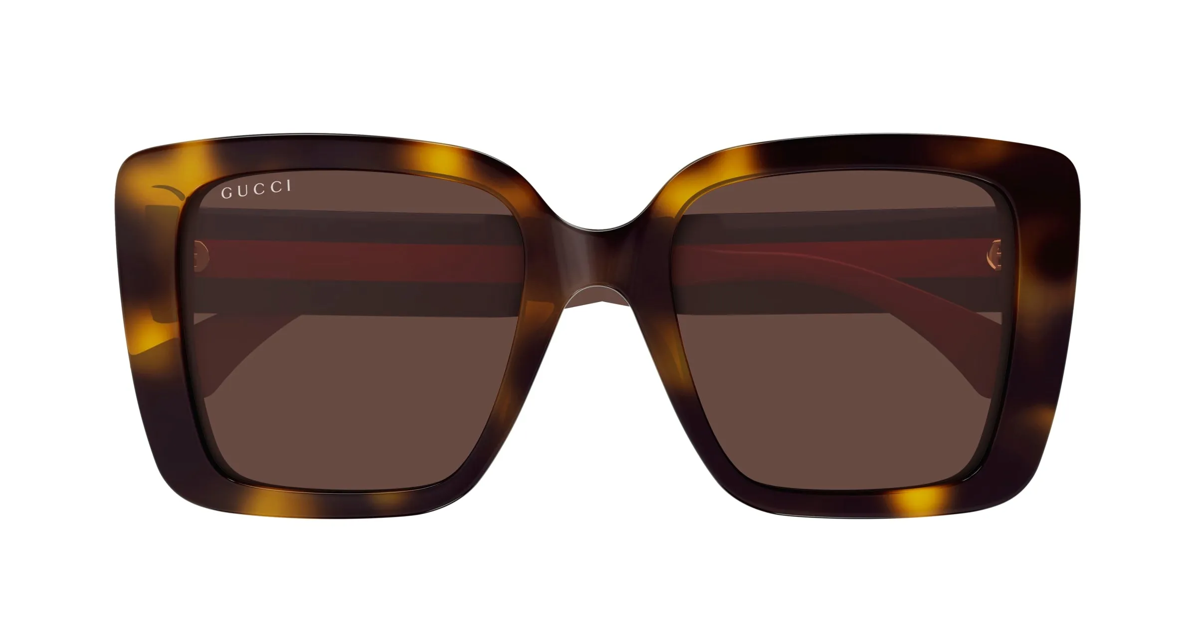 Gucci GG1861S 002 Occhiali da sole Acetato Havana Marrone Squadrata - immagine 2