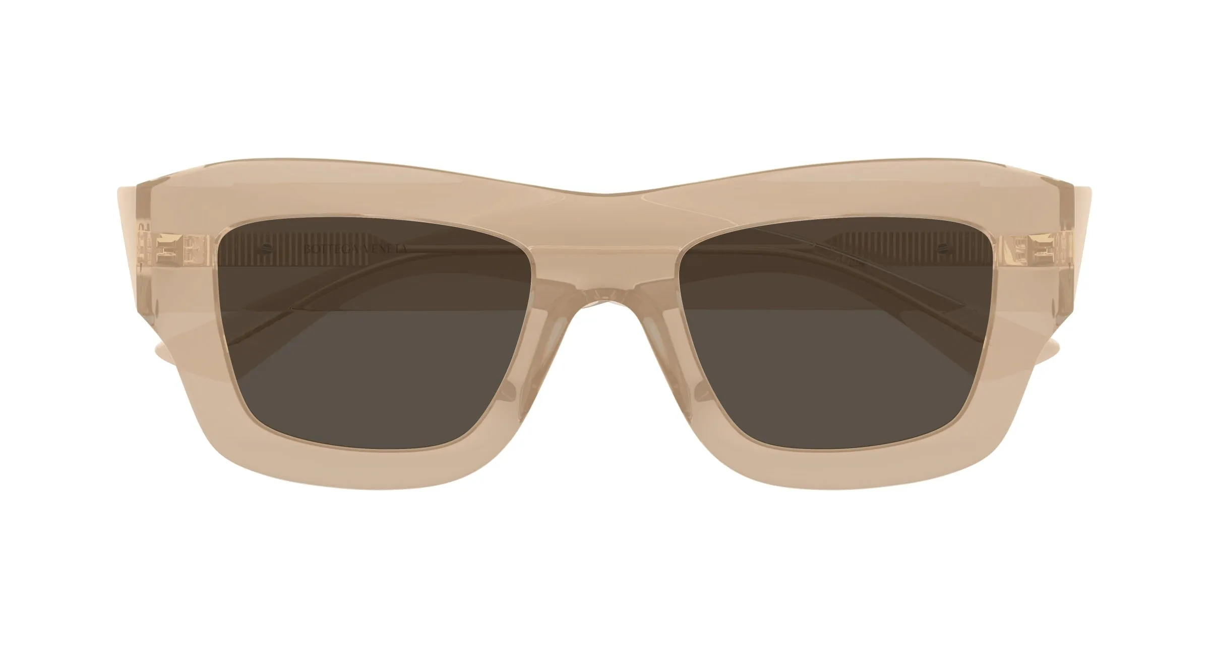 Bottega Veneta BV1357S 004 Occhiali da sole Acetato Marrone Marrone Squadrata - immagine 2